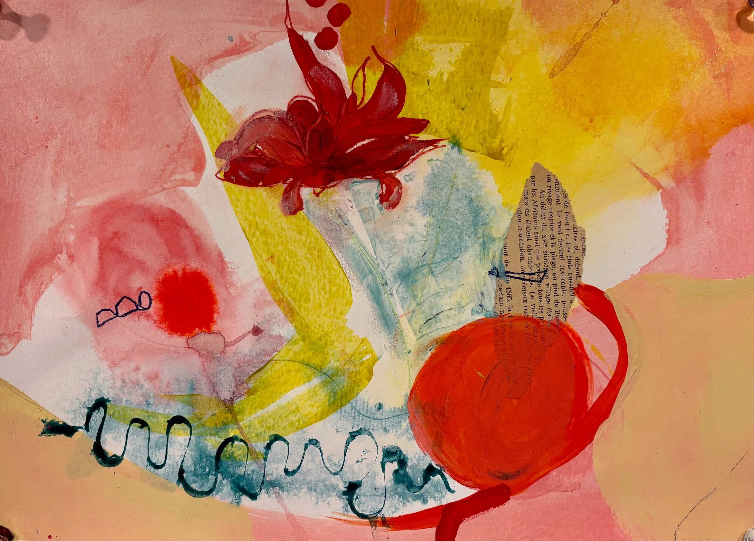 Banana Bowl-11.75x16.5 on paper-$195