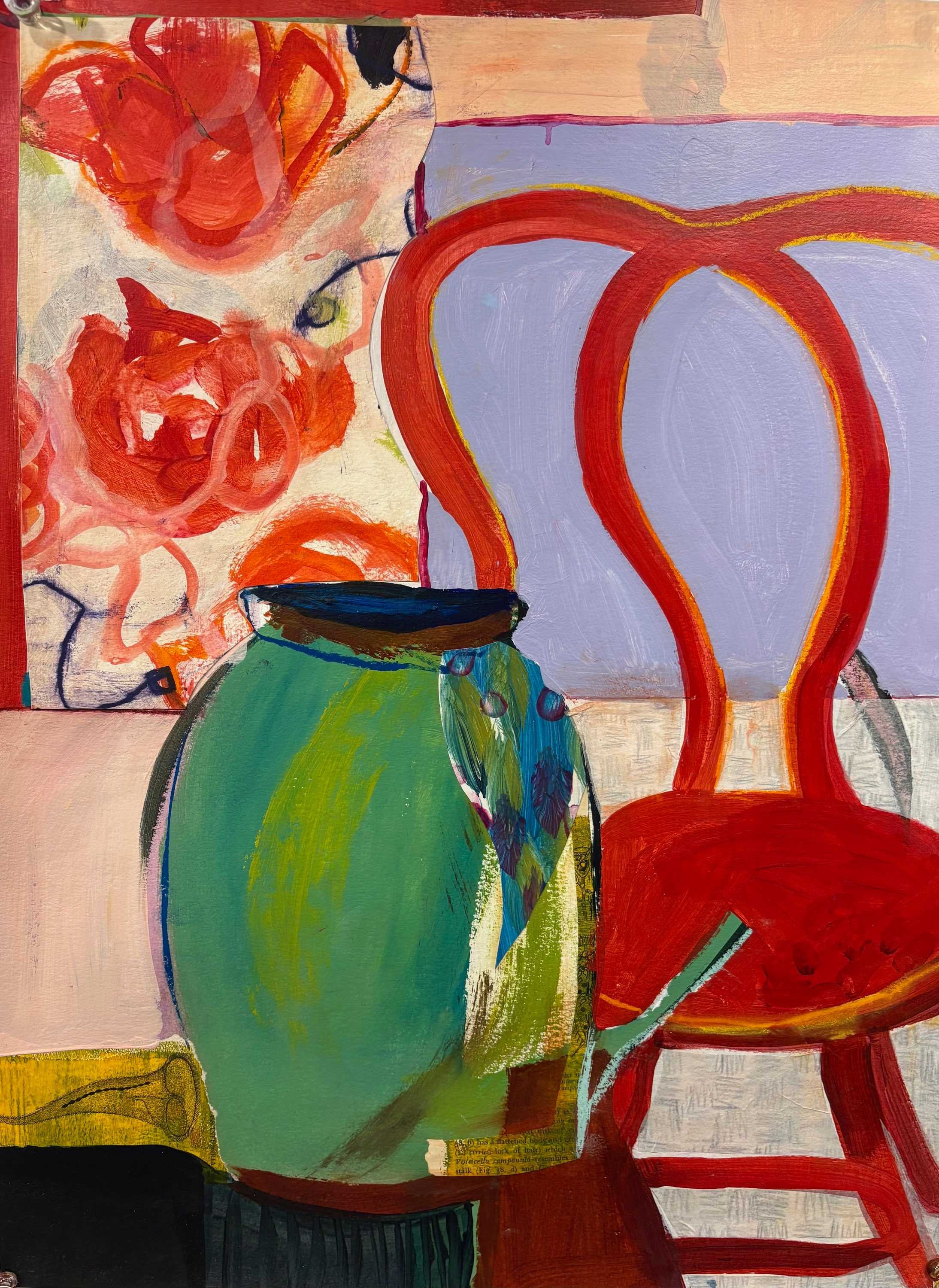 Green Jug-18x24 on paper-$425