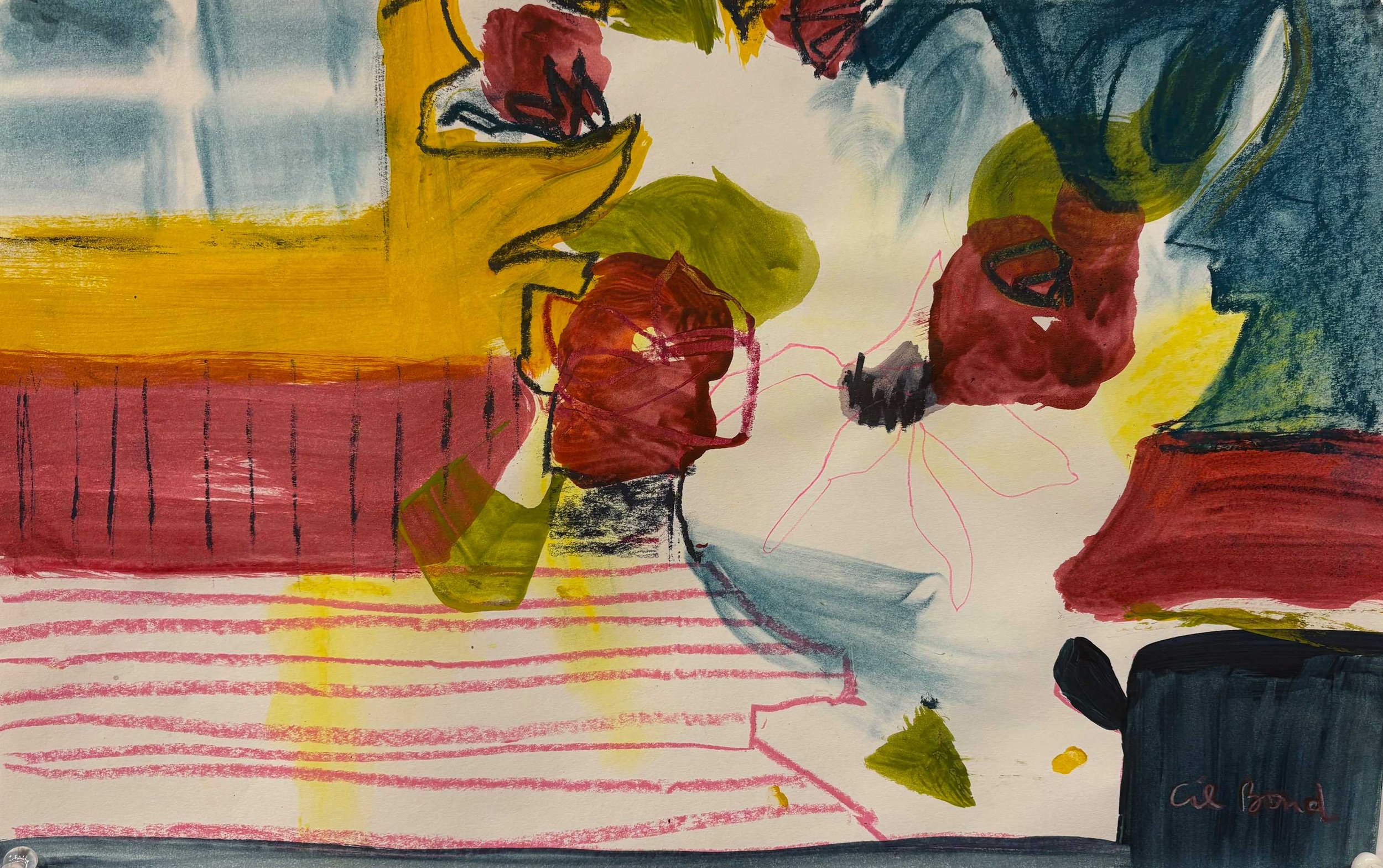 Foggy Blue Day-17x11 on paper-$225