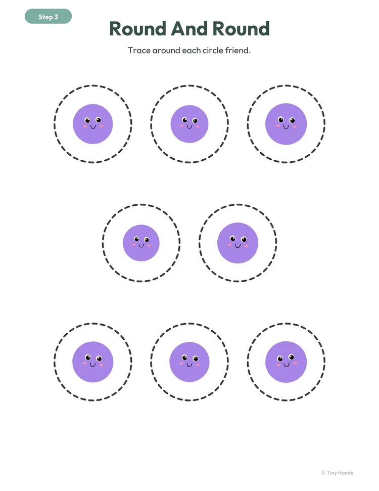 Prewriting Strokes Developmental Ladder cover — Tiny Hands printable prewriting practice pages