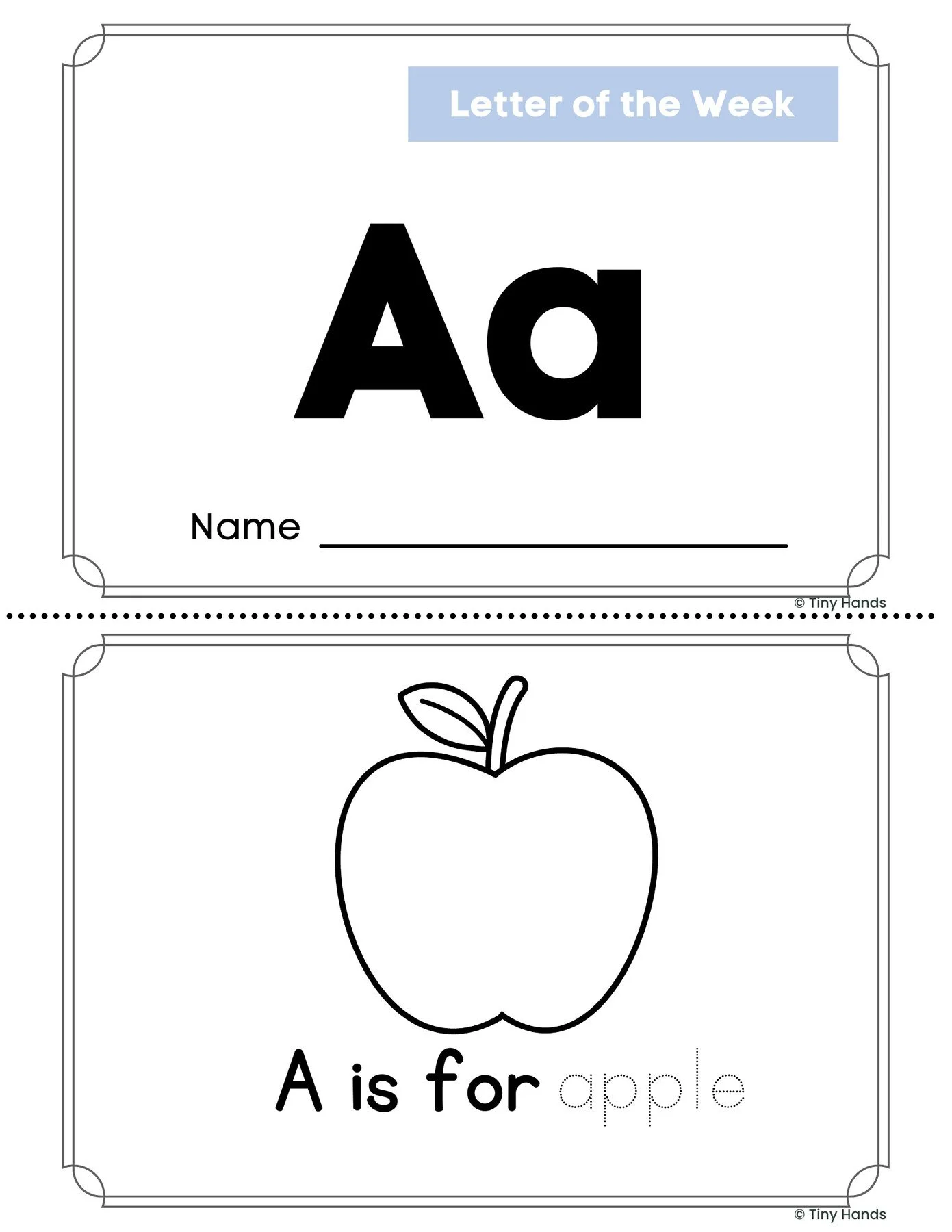 Letter A Book