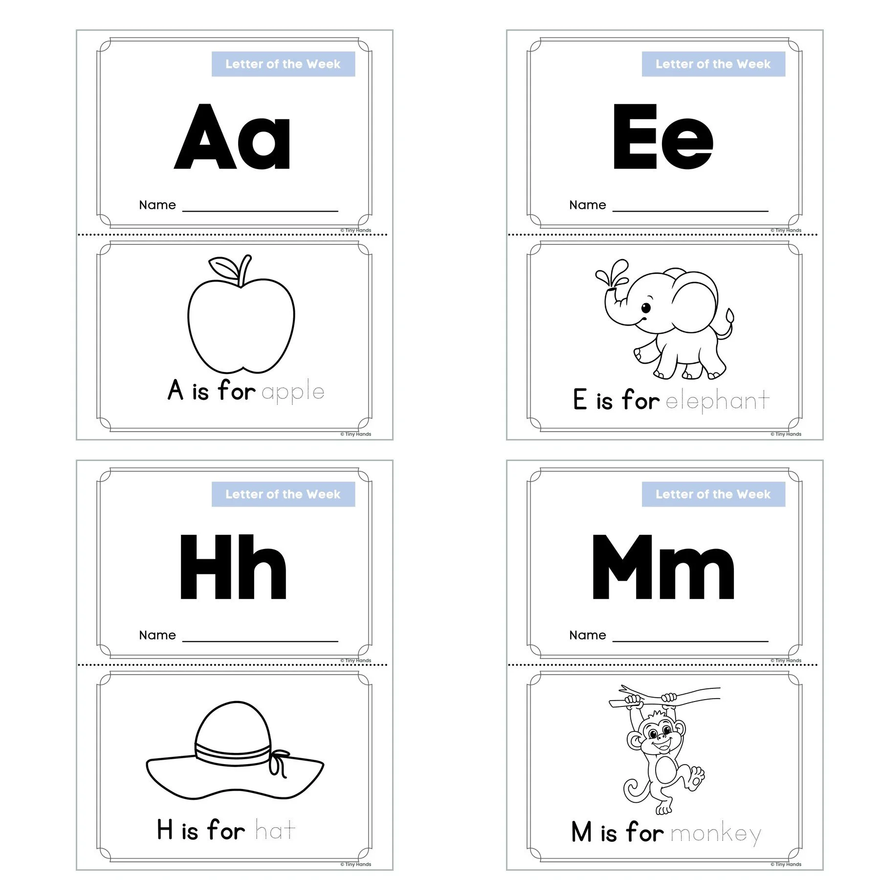 Letter Books A–M Bundle