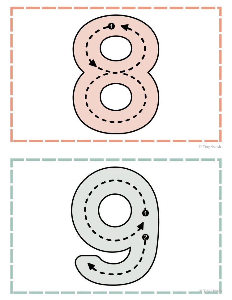 Trace & Build Dough Mats printable