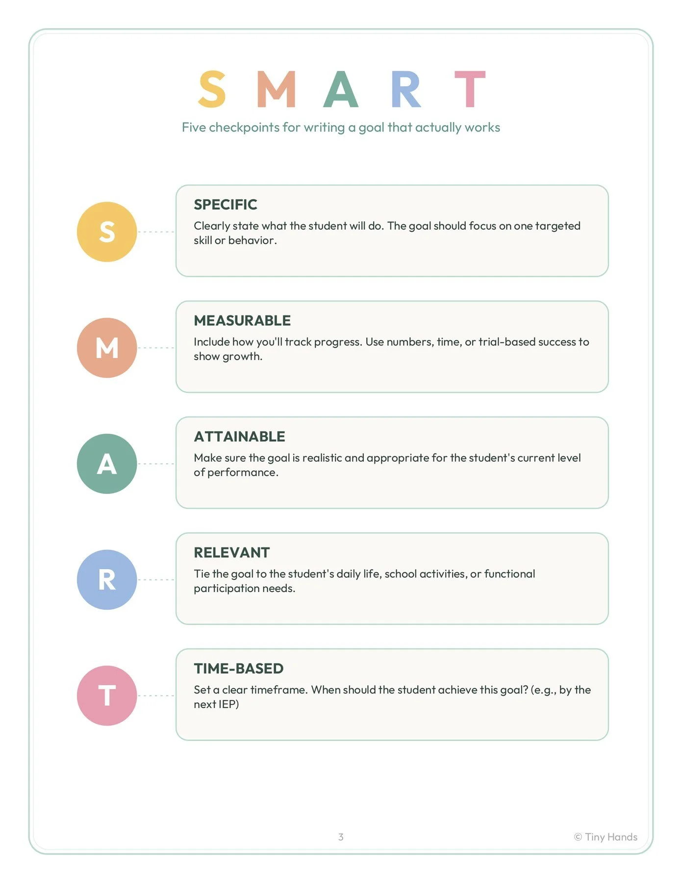 Occupational Therapy Goal Bank