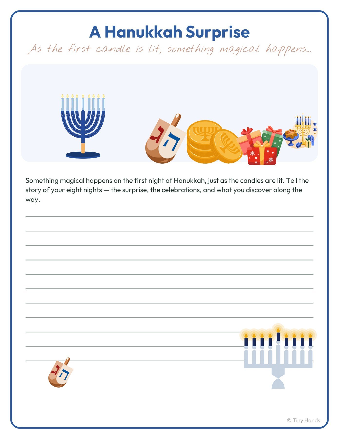 Hanukkah Writing Prompts