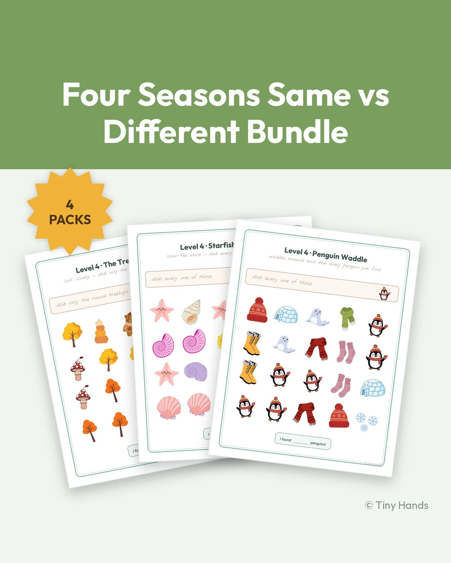 Four Seasons Same vs Different Bundle