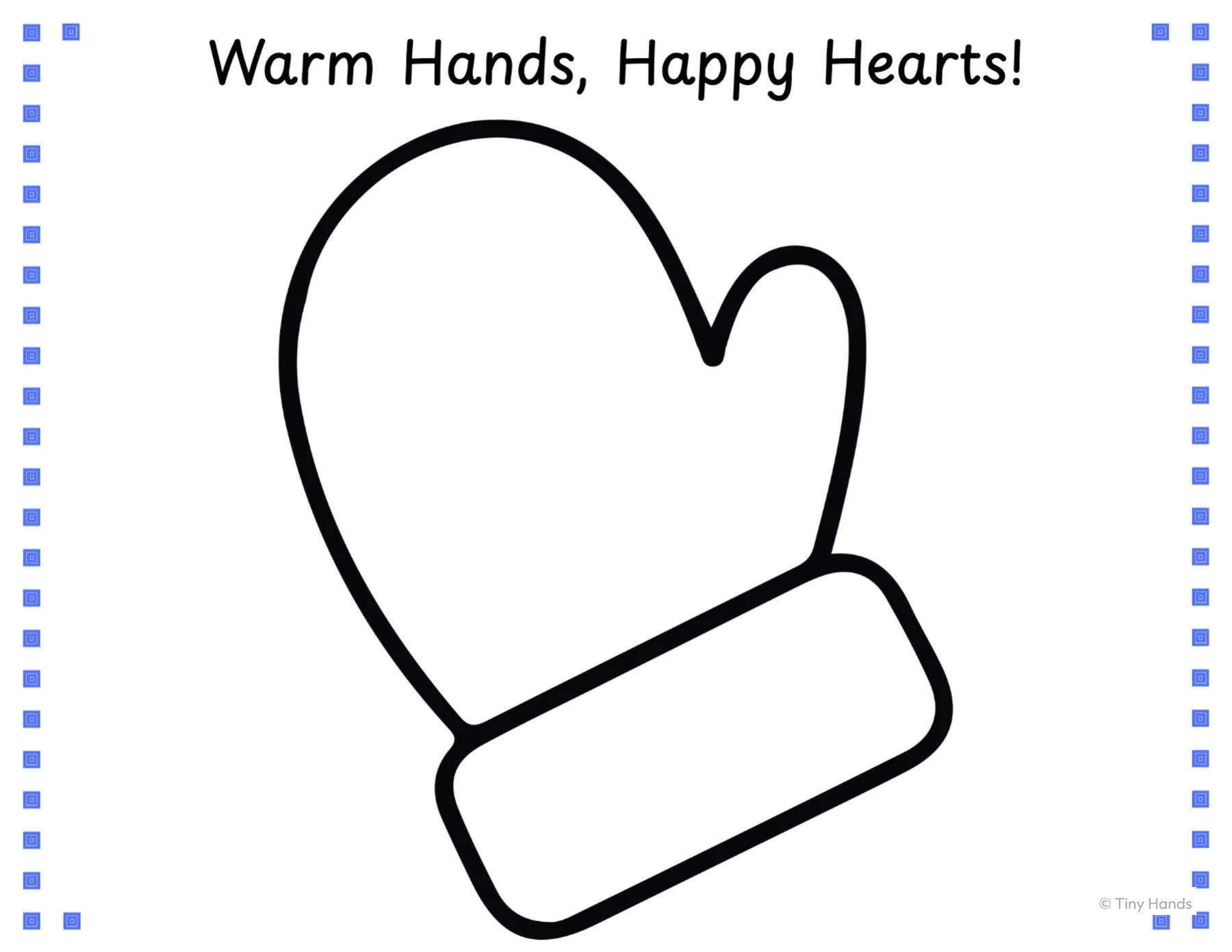 Winter Mittens & New Year Crafts