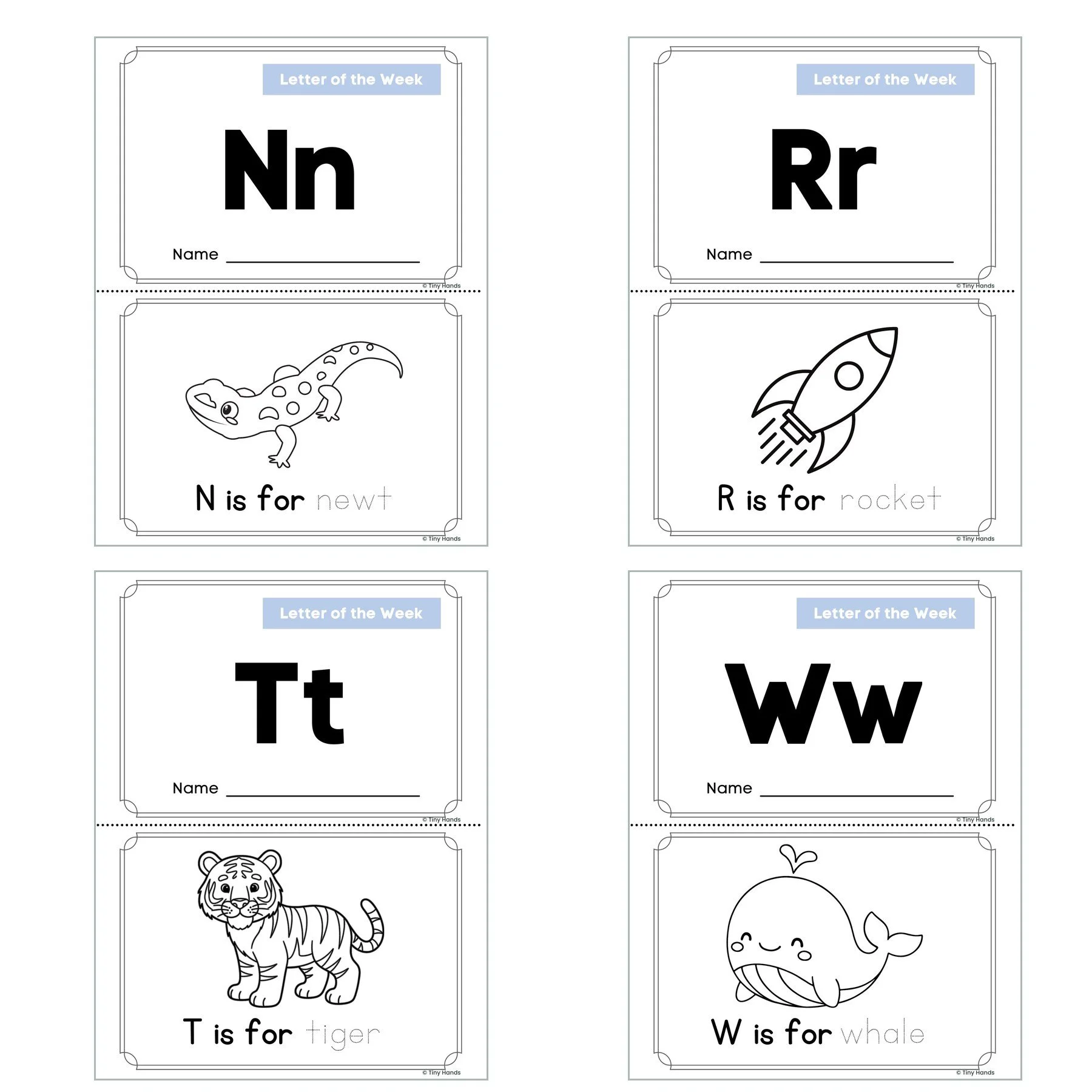 Letter Books N–Z Bundle
