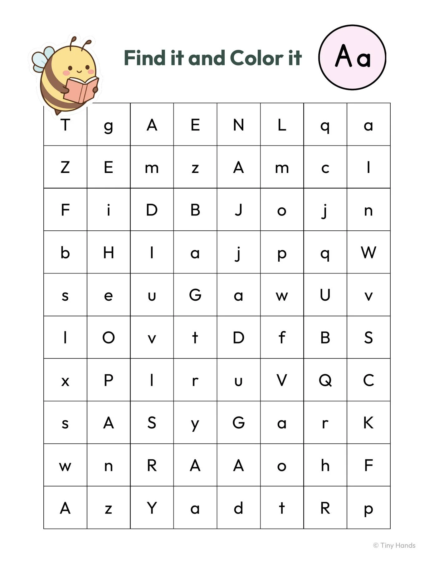 Alphabet Find the Letter: Level 2