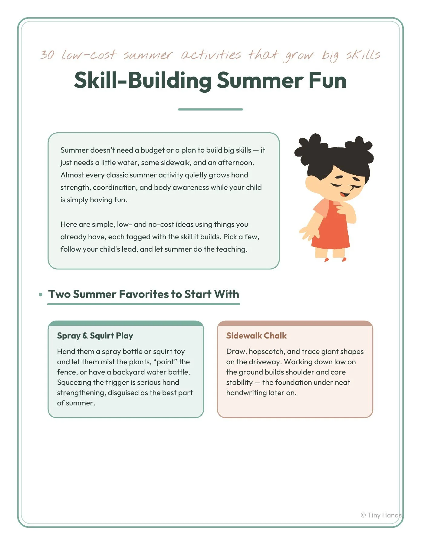 Skill-Building Summer Fun