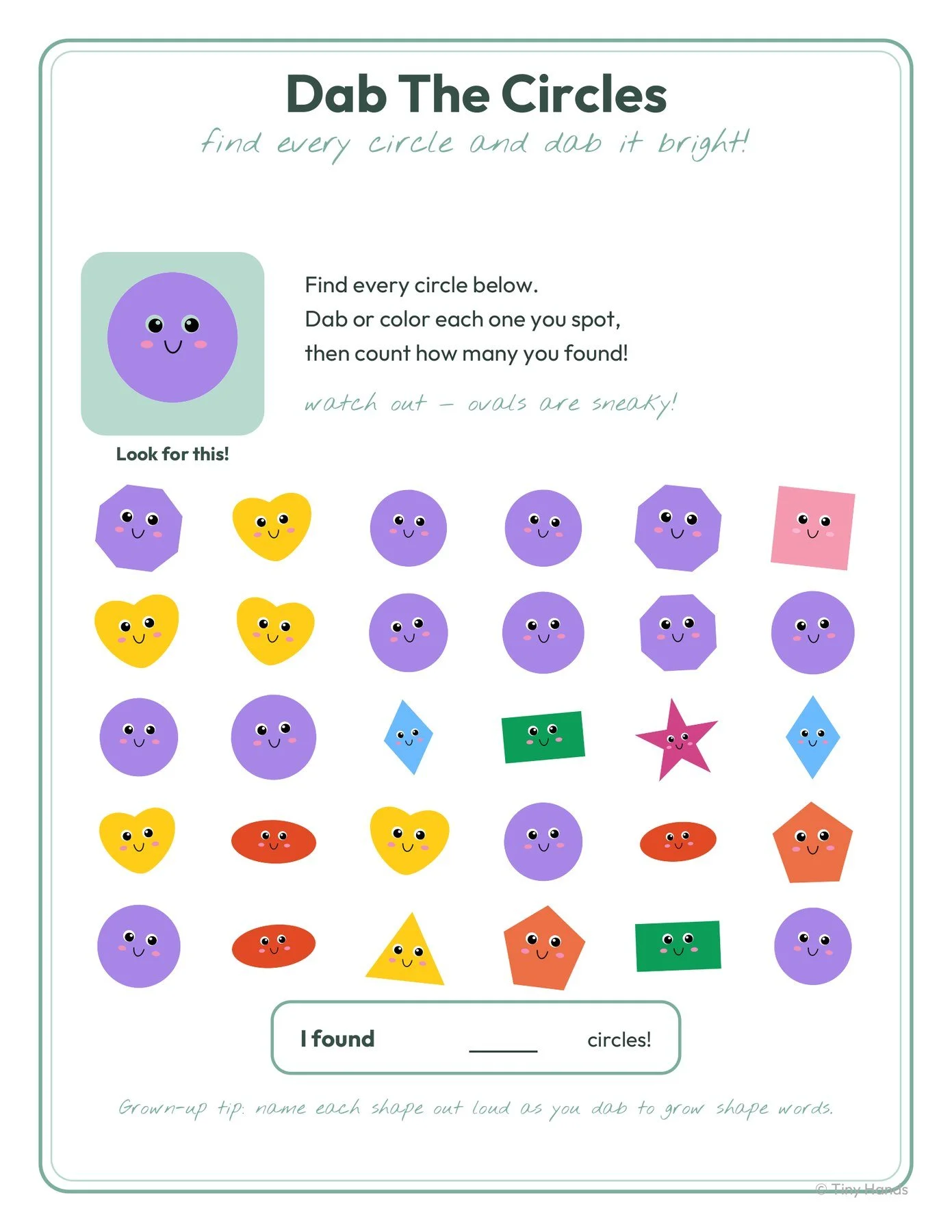 Shapes Dab & Color