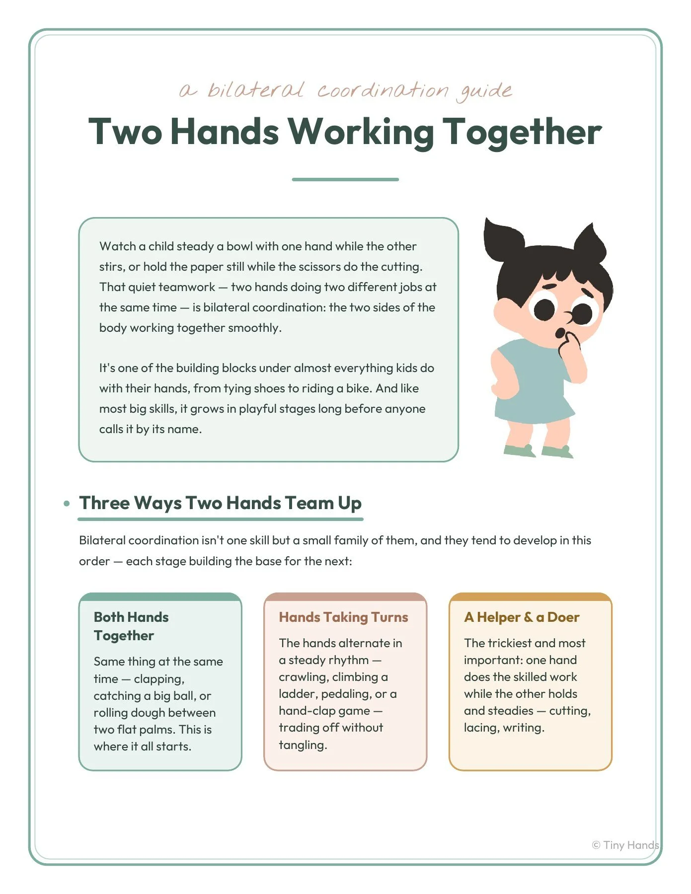 Two Hands Working Together