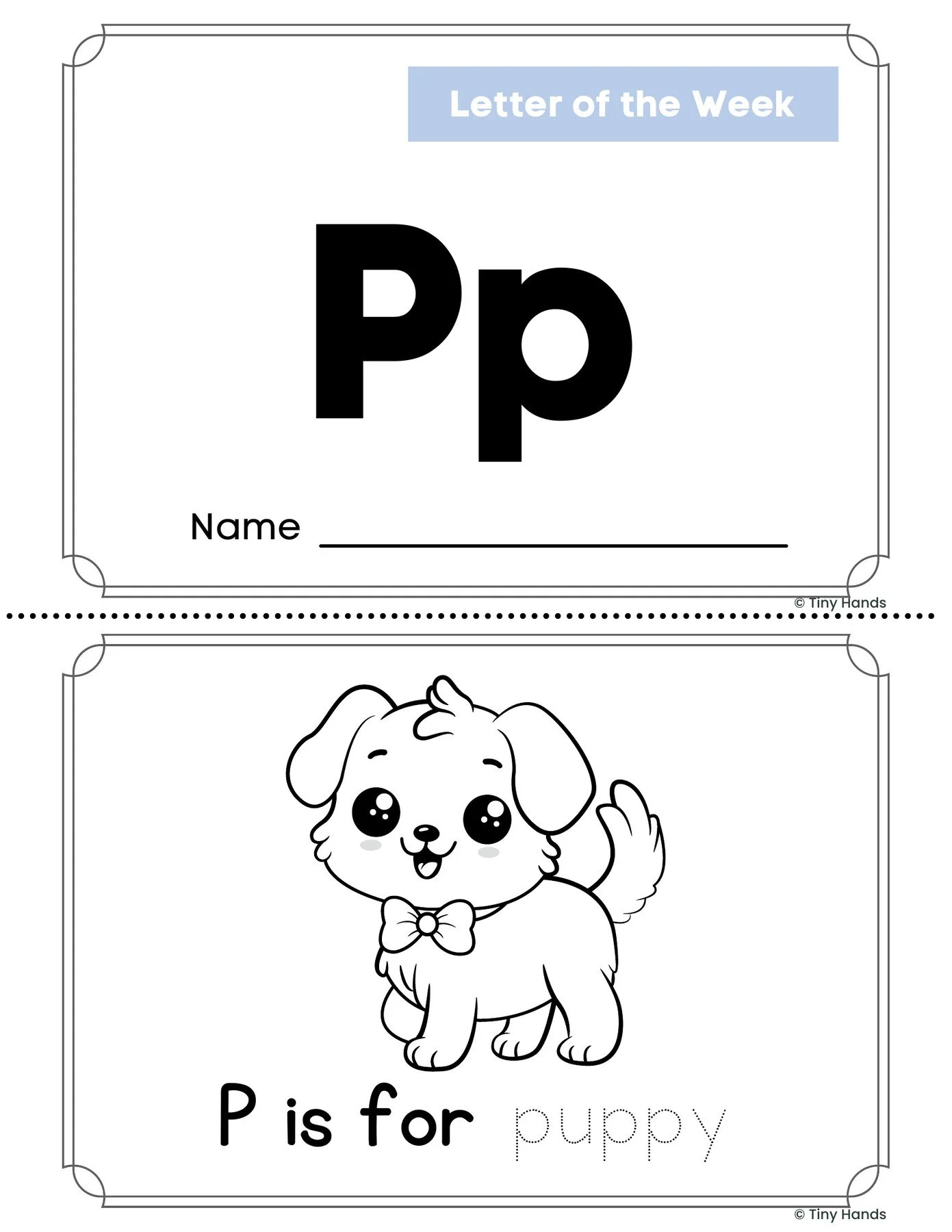 Letter P Book