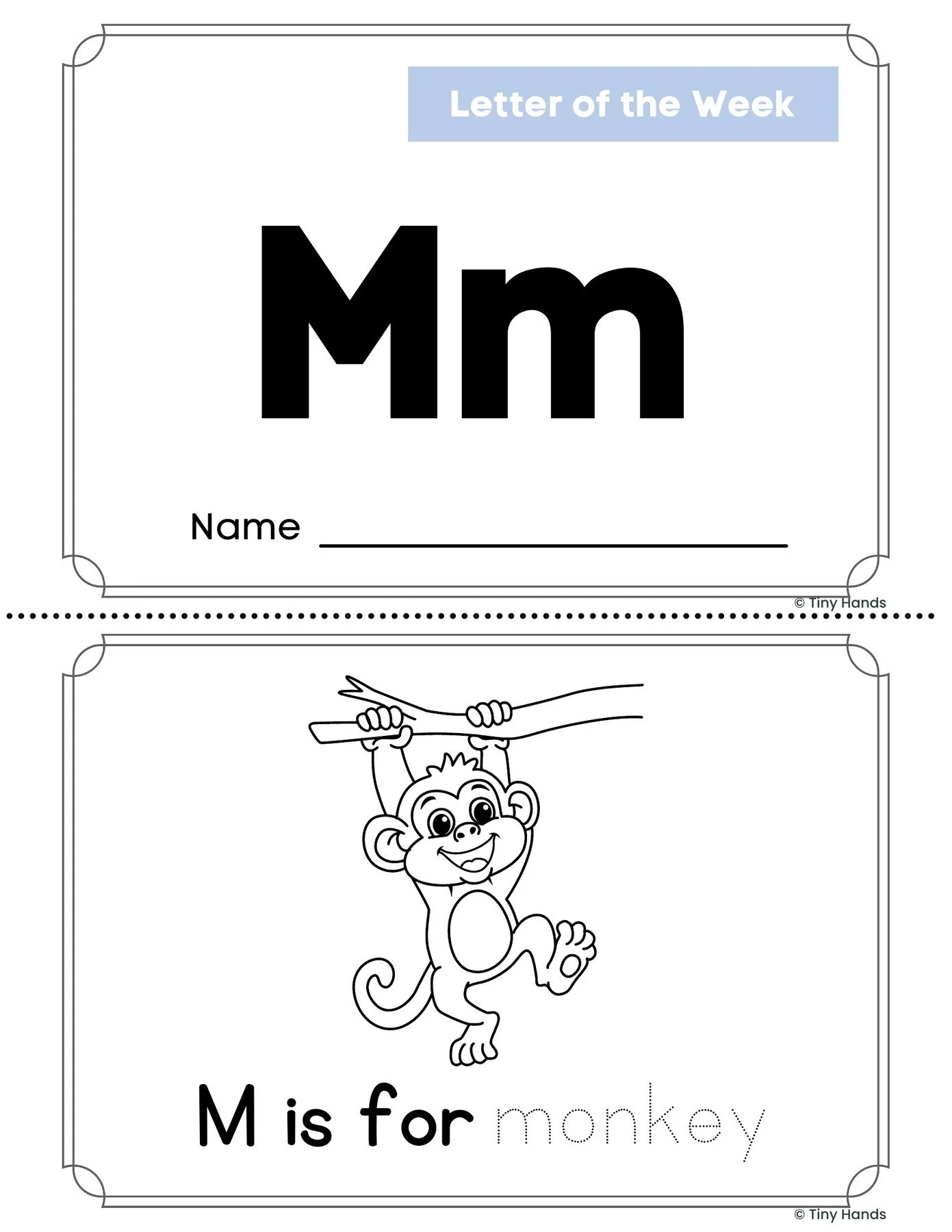 Letter M Book