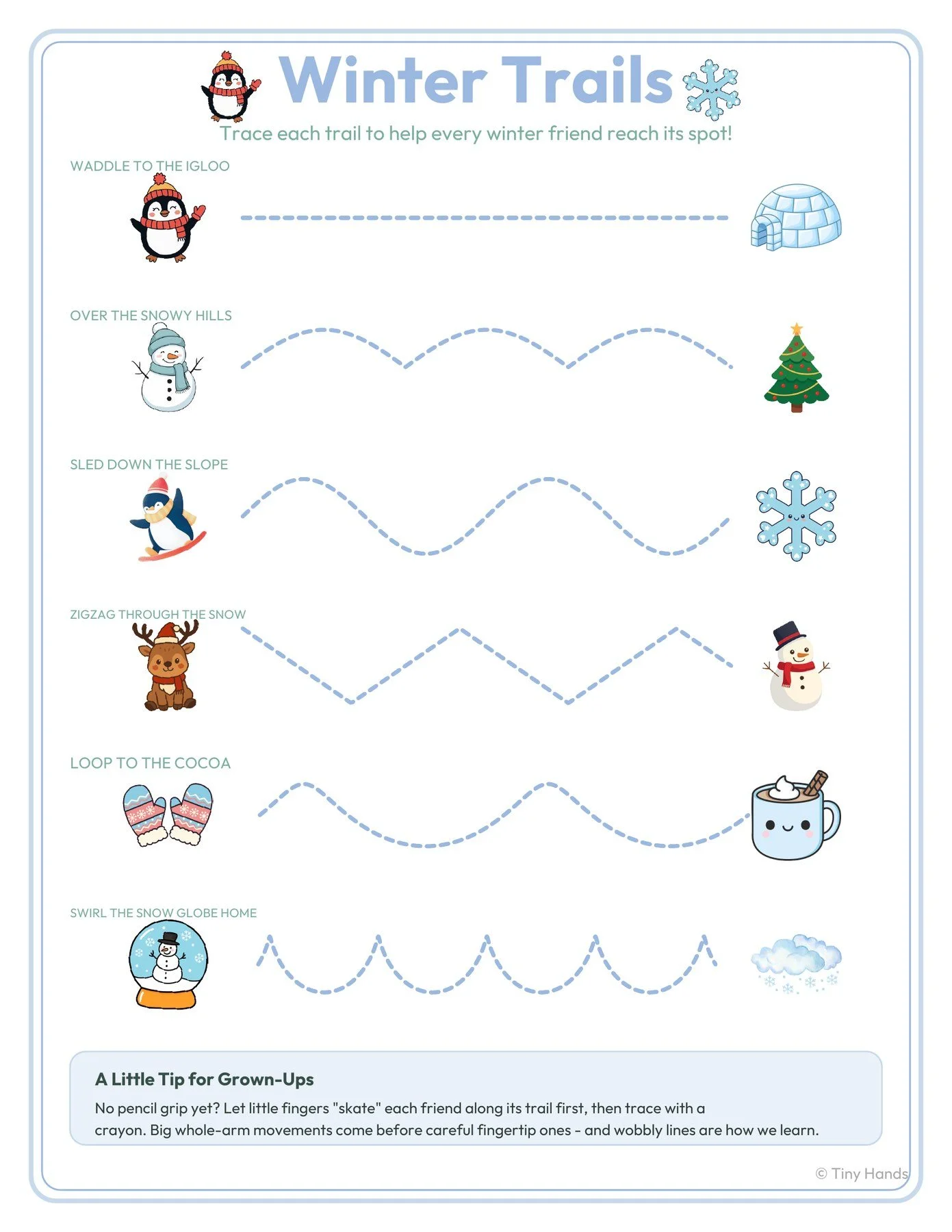 Winter Wonderland Tracing