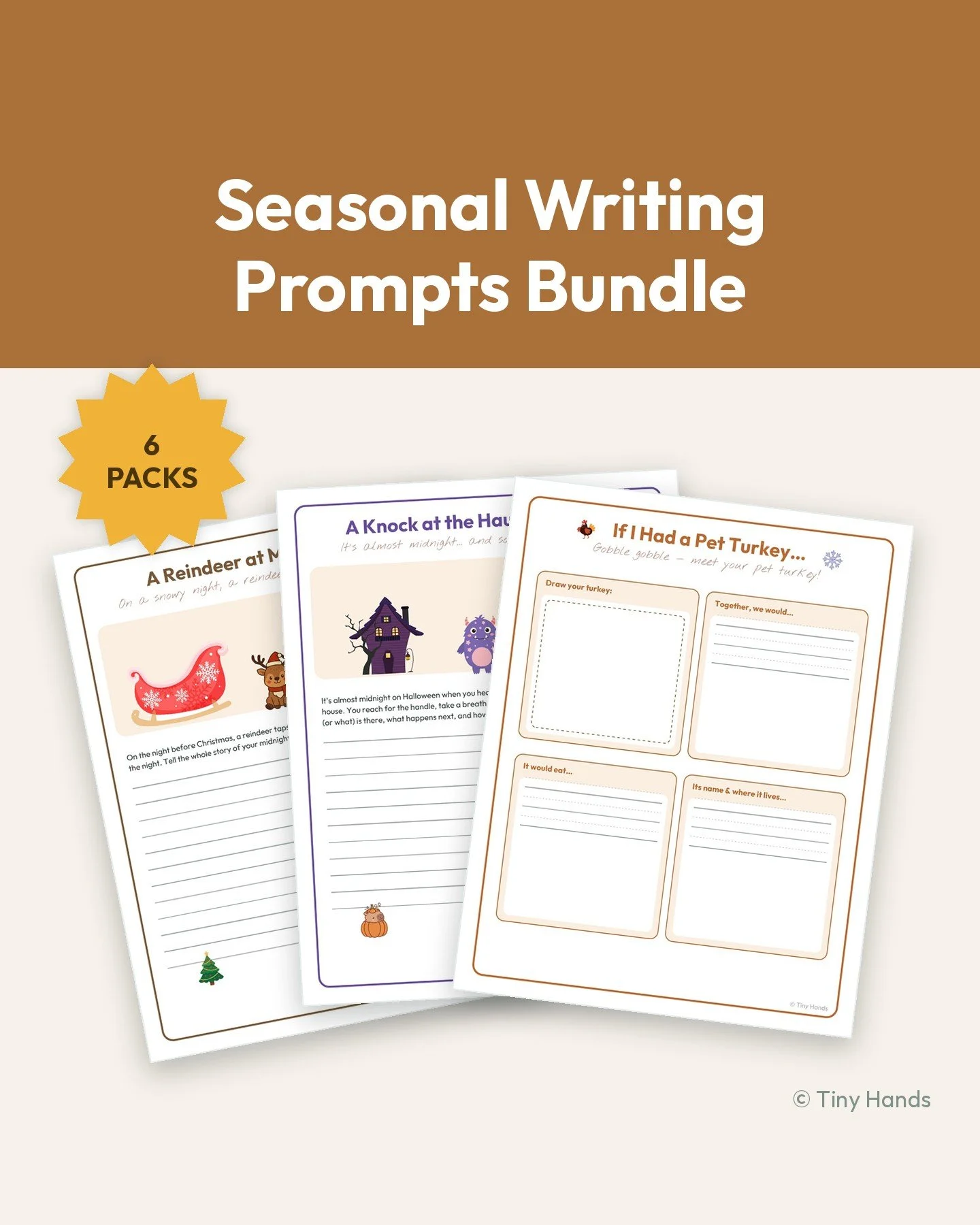Seasonal Writing Prompts Bundle