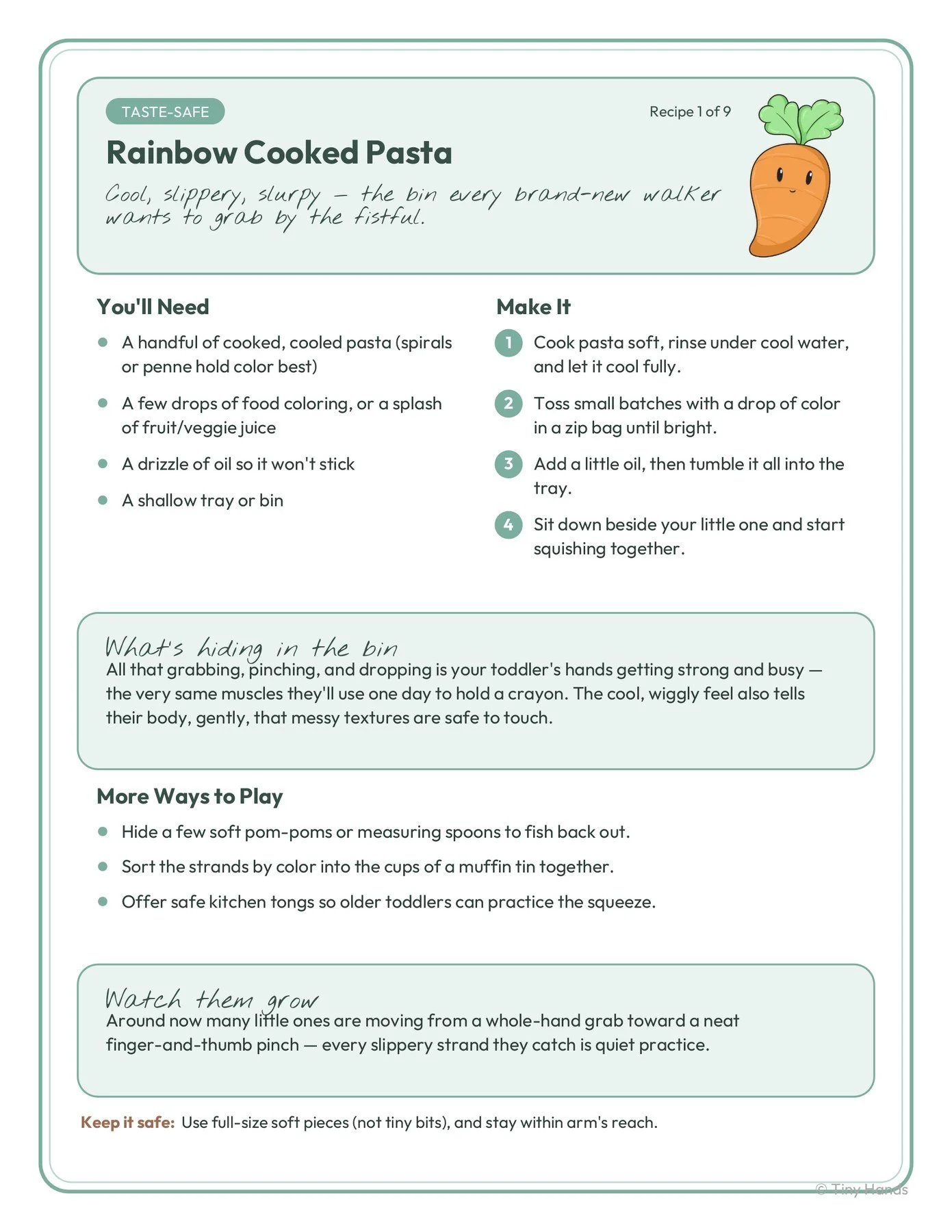 Taste-Safe Sensory Bins for Toddlers