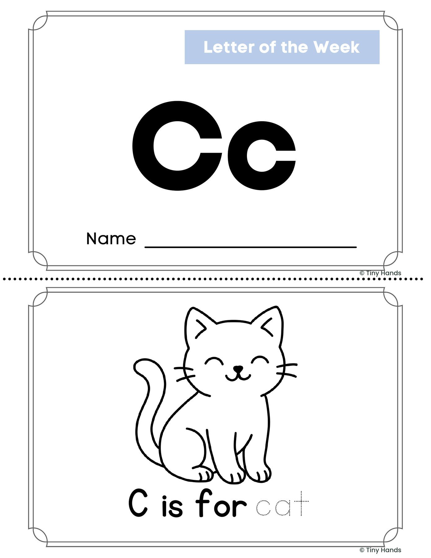 Letter C Book