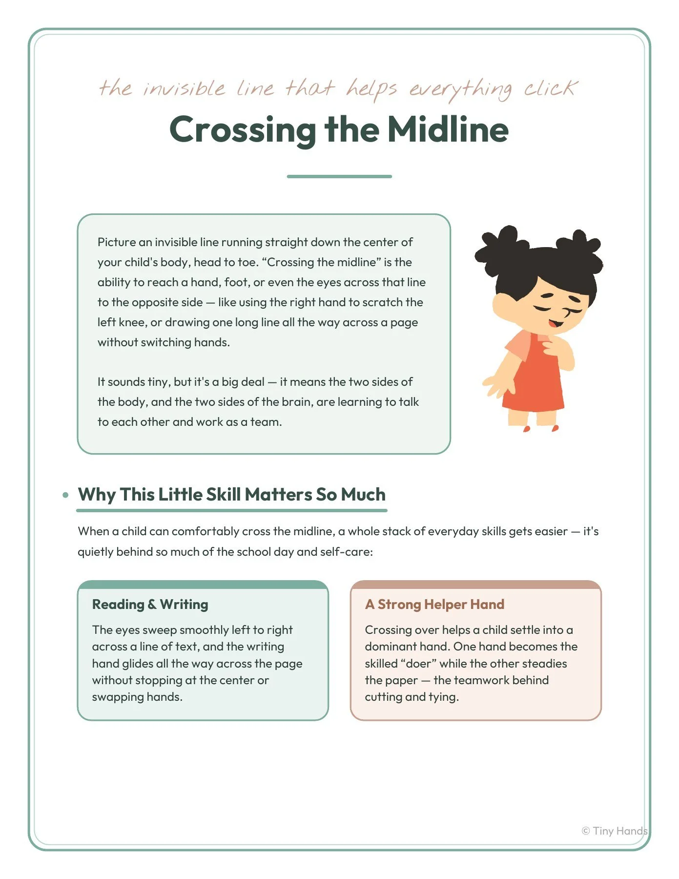 Crossing the Midline