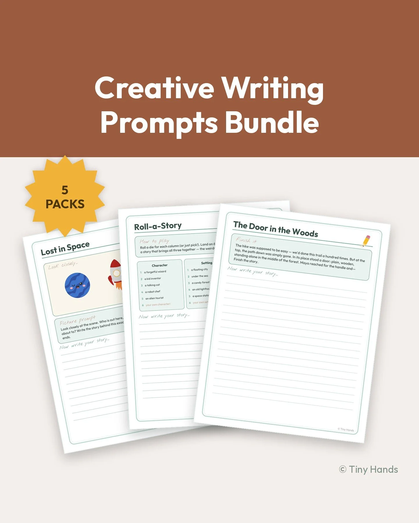Creative Writing Prompts Bundle