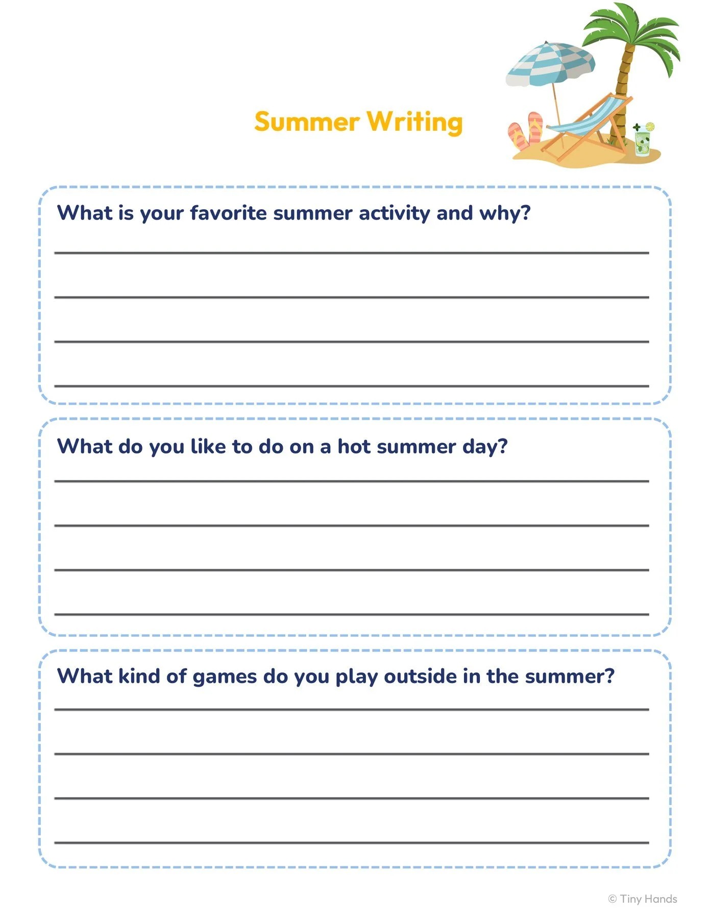 Summer Writing Pack