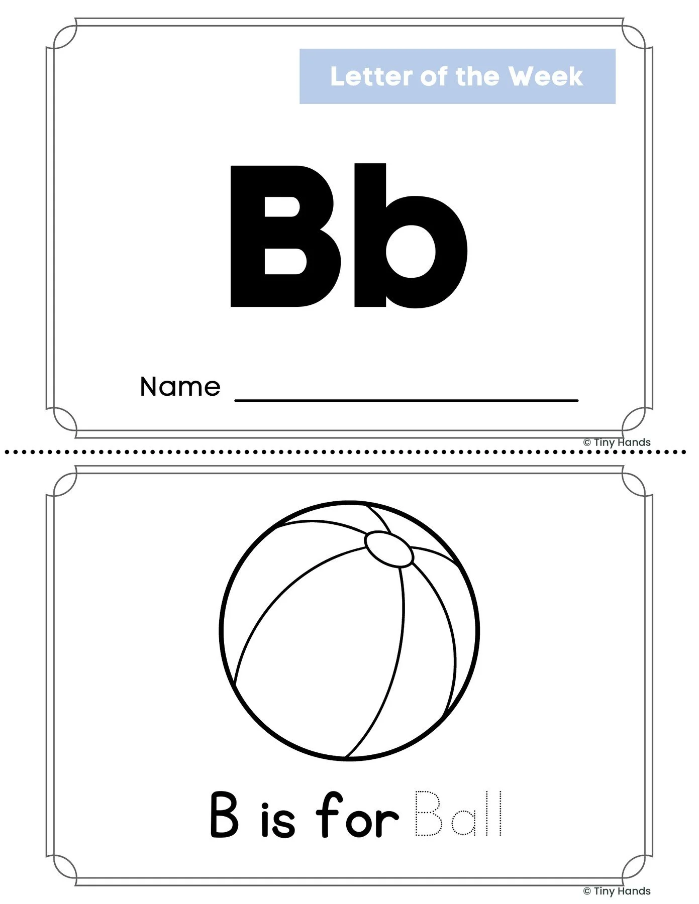 Letter B Book