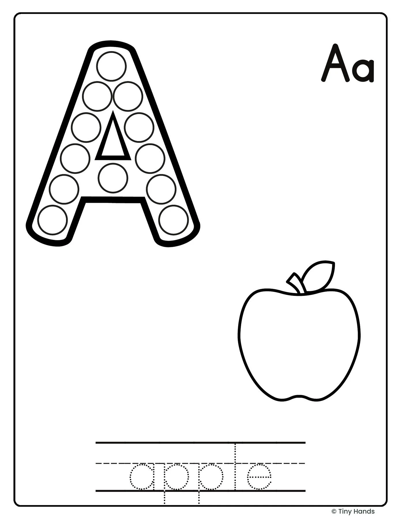 Alphabet Dot Art & Letter Tracing