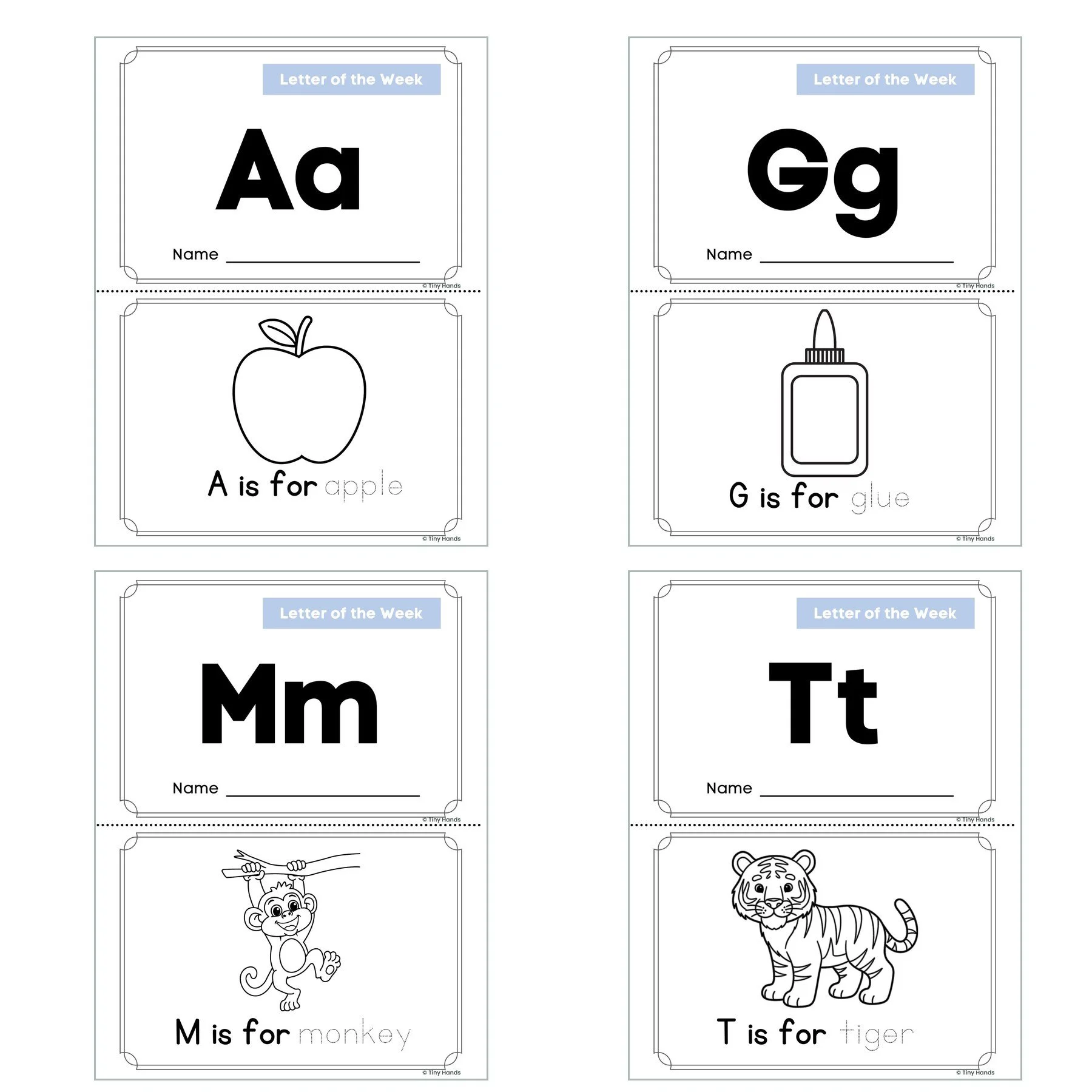 Letter Books A–Z Bundle