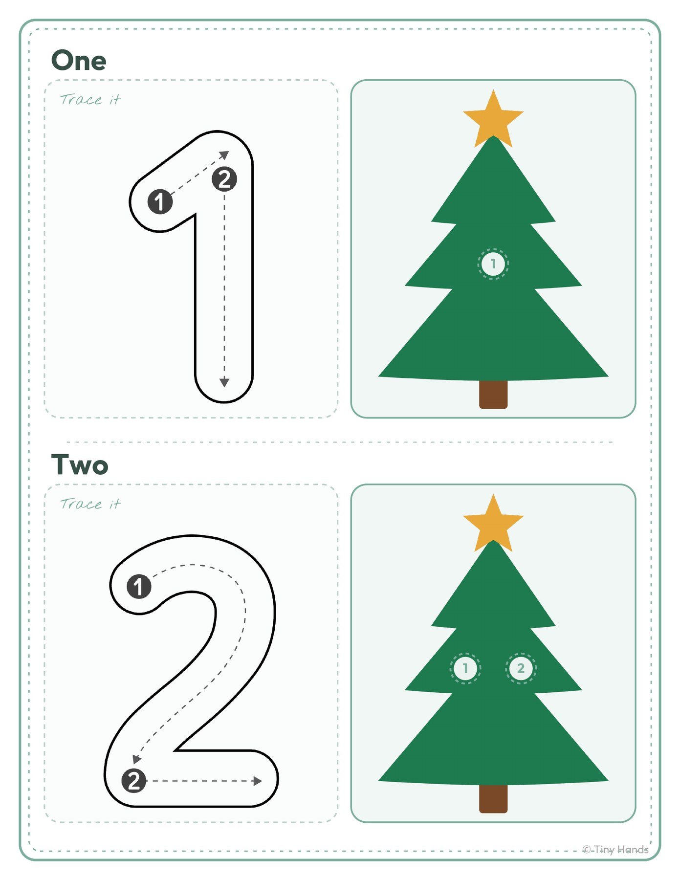 Decorate the Tree 1–10