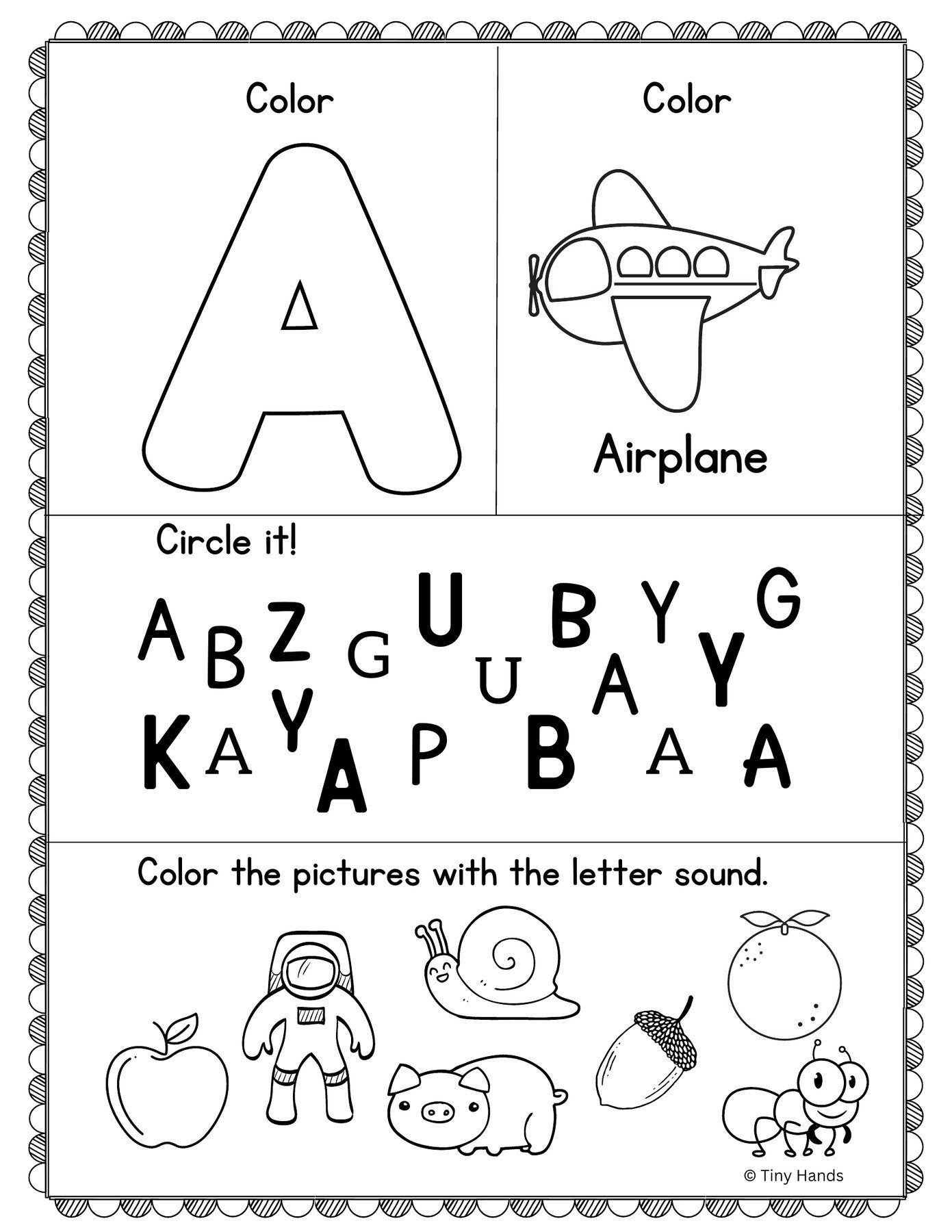 Uppercase Letter Recognition Worksheets