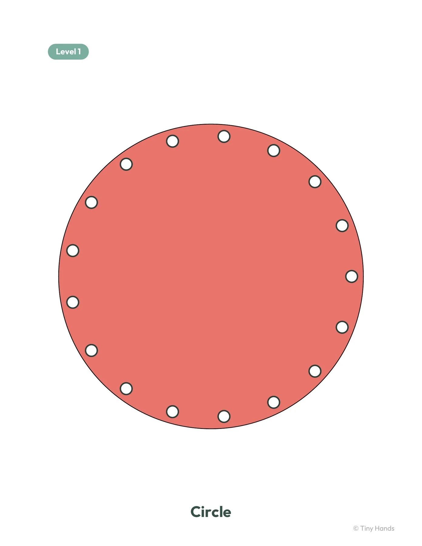 Shapes Lacing Cards 2D Leveled