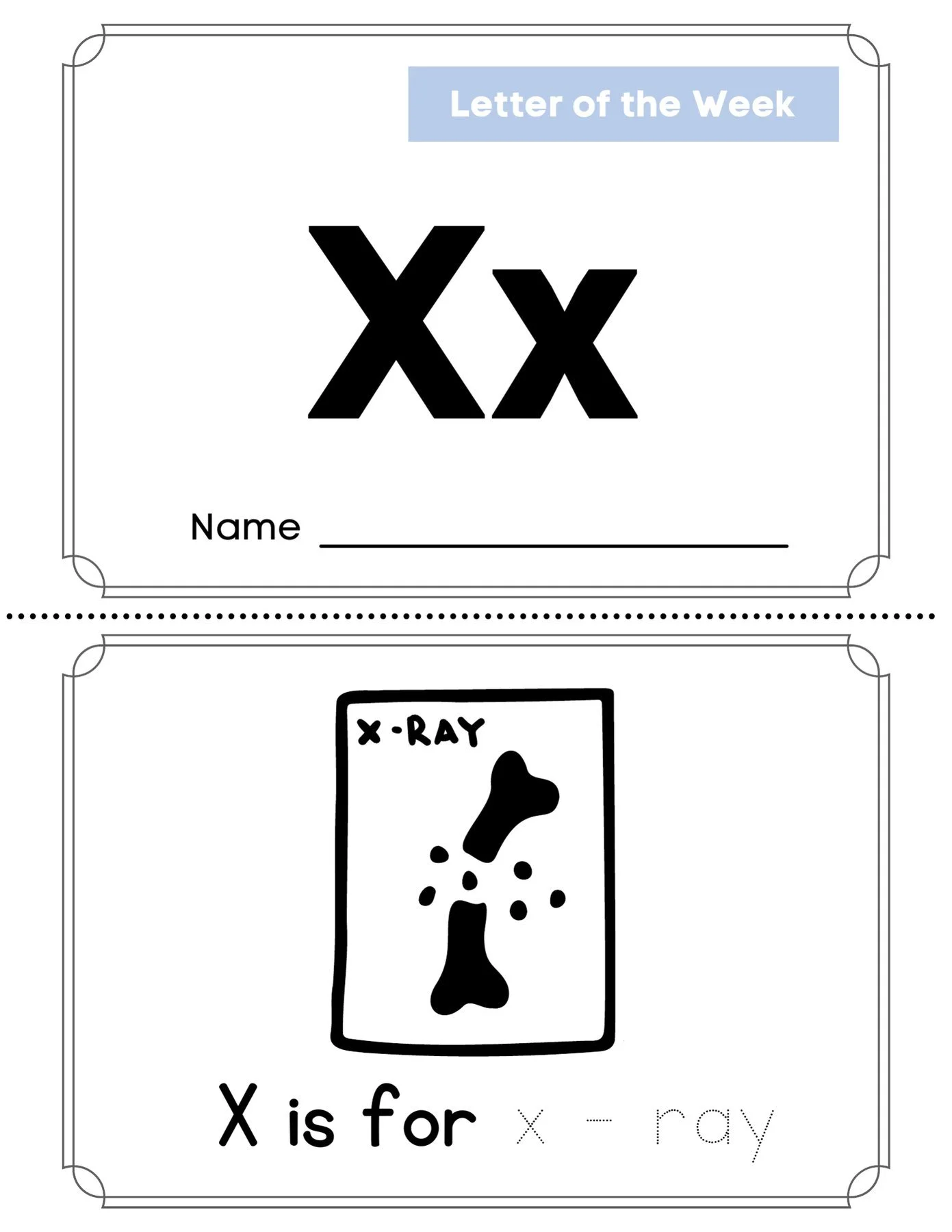 Letter X Book