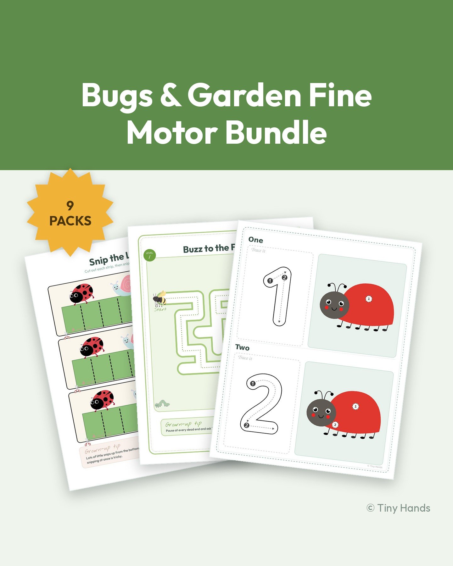 Bugs & Garden Fine Motor Bundle