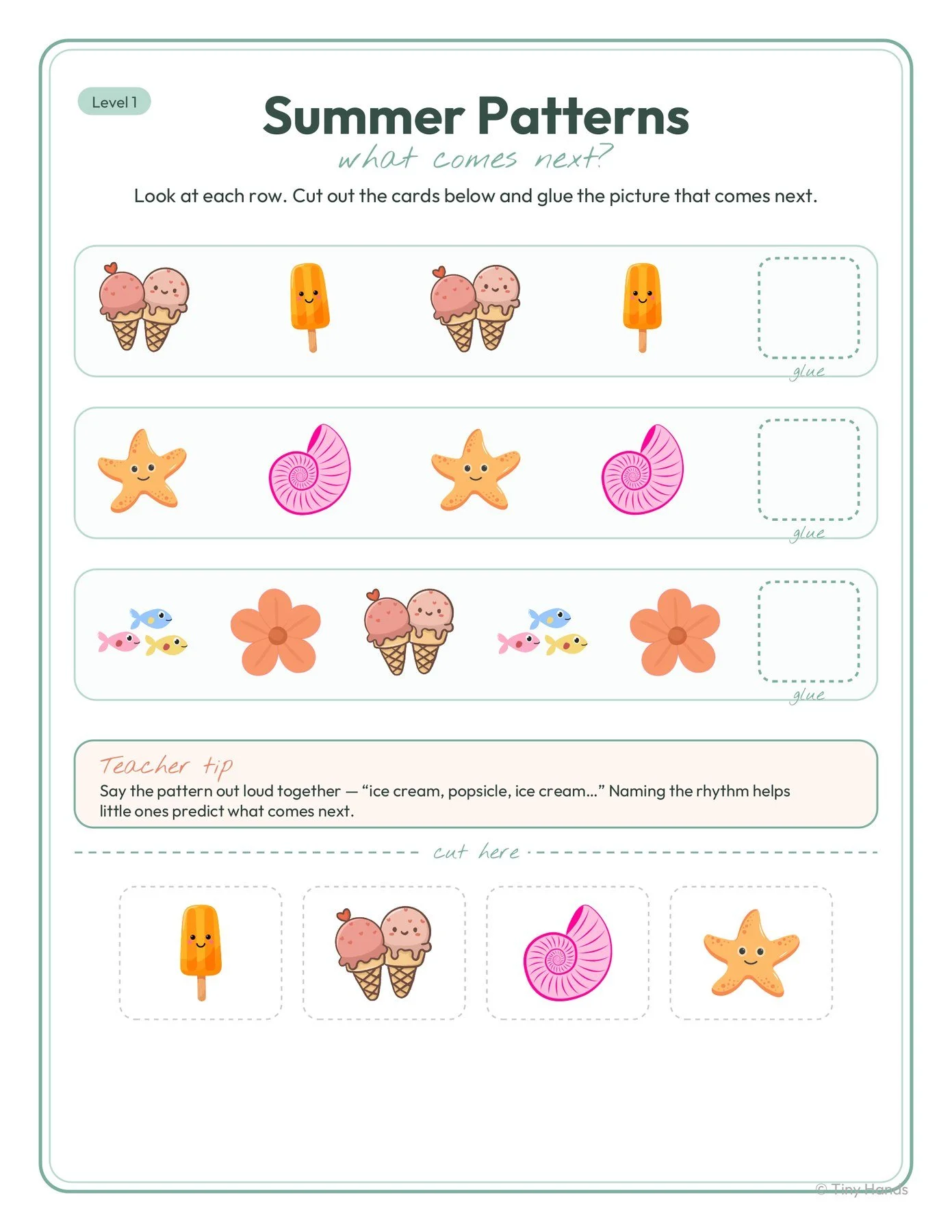 Summer Visual Motor Pack