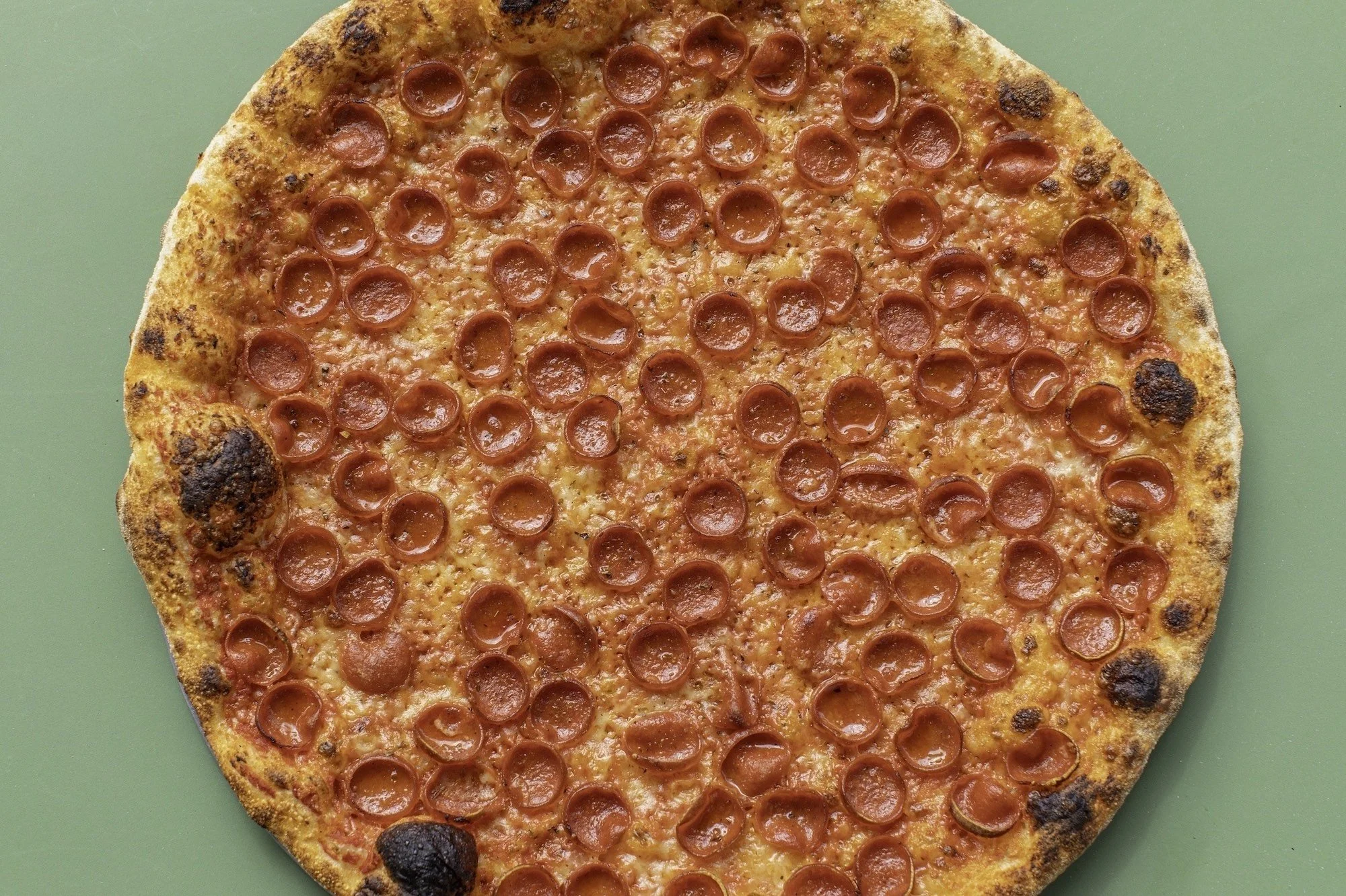 Large pepperoni pizza for party orders at Pizza Mamo Honolulu
