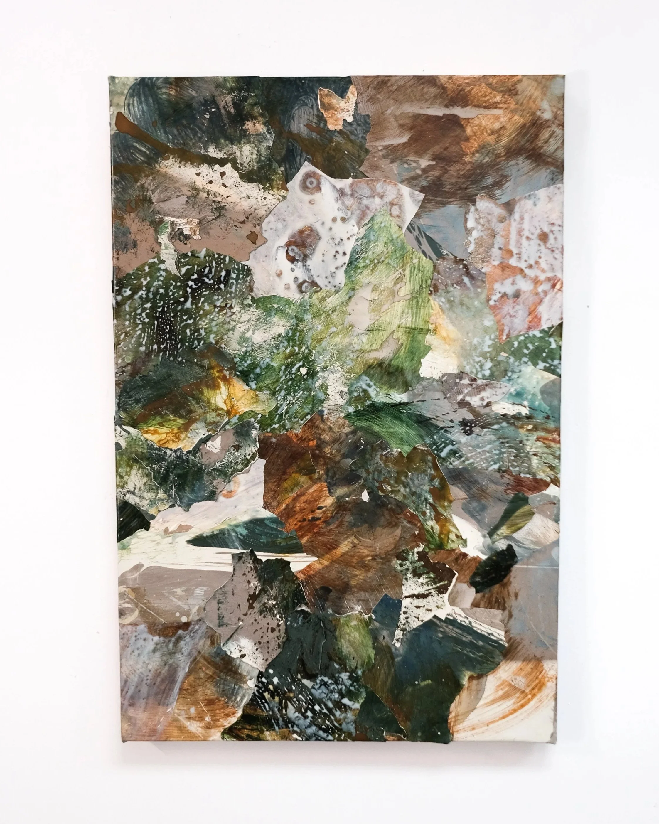 'Leather Leaf'
Acrylic skins on panel, 36”x 48”
2026