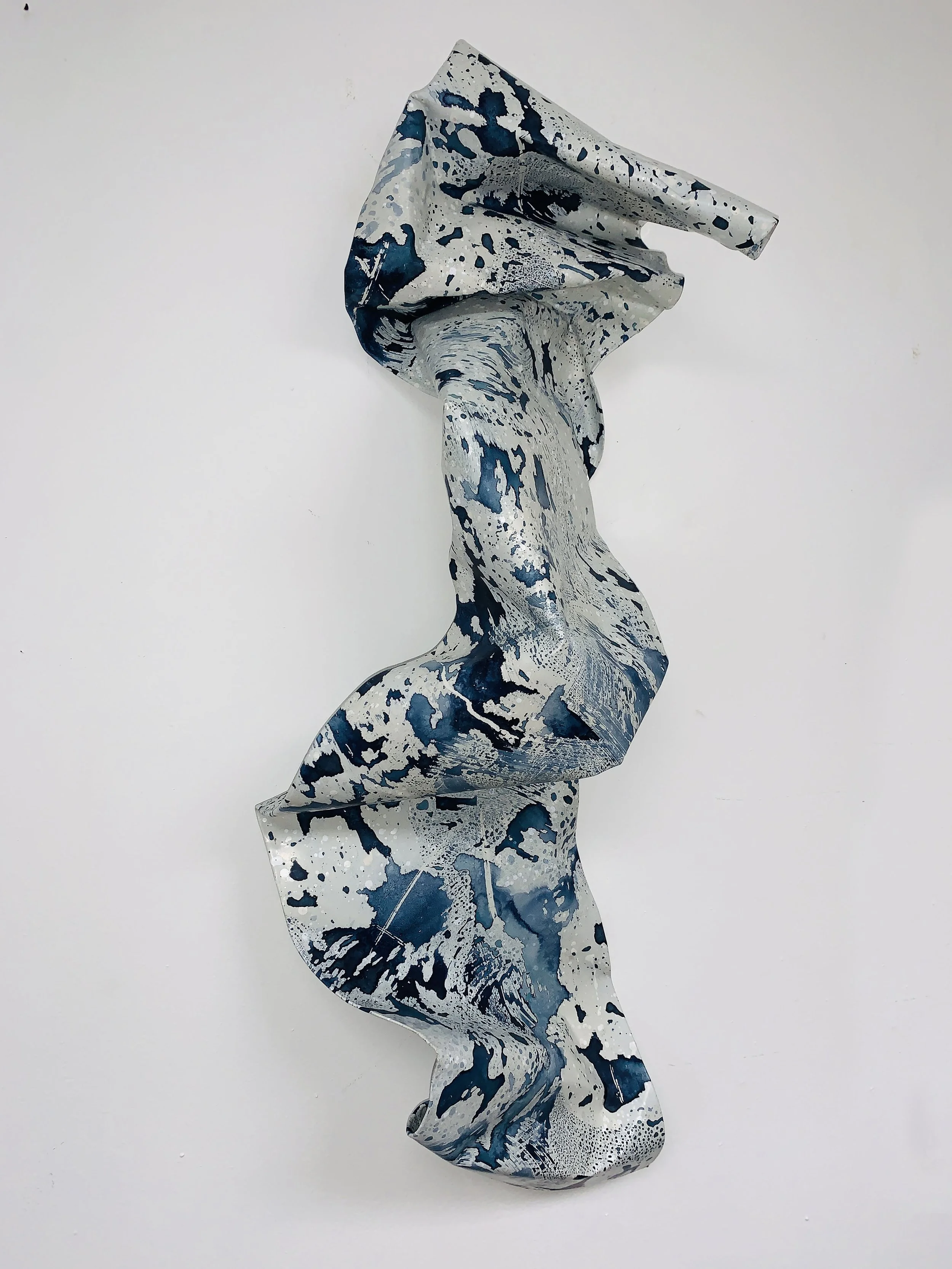 'Hush'
33"x13"x6.5”, Cast acrylic skin,aluminum, 2021