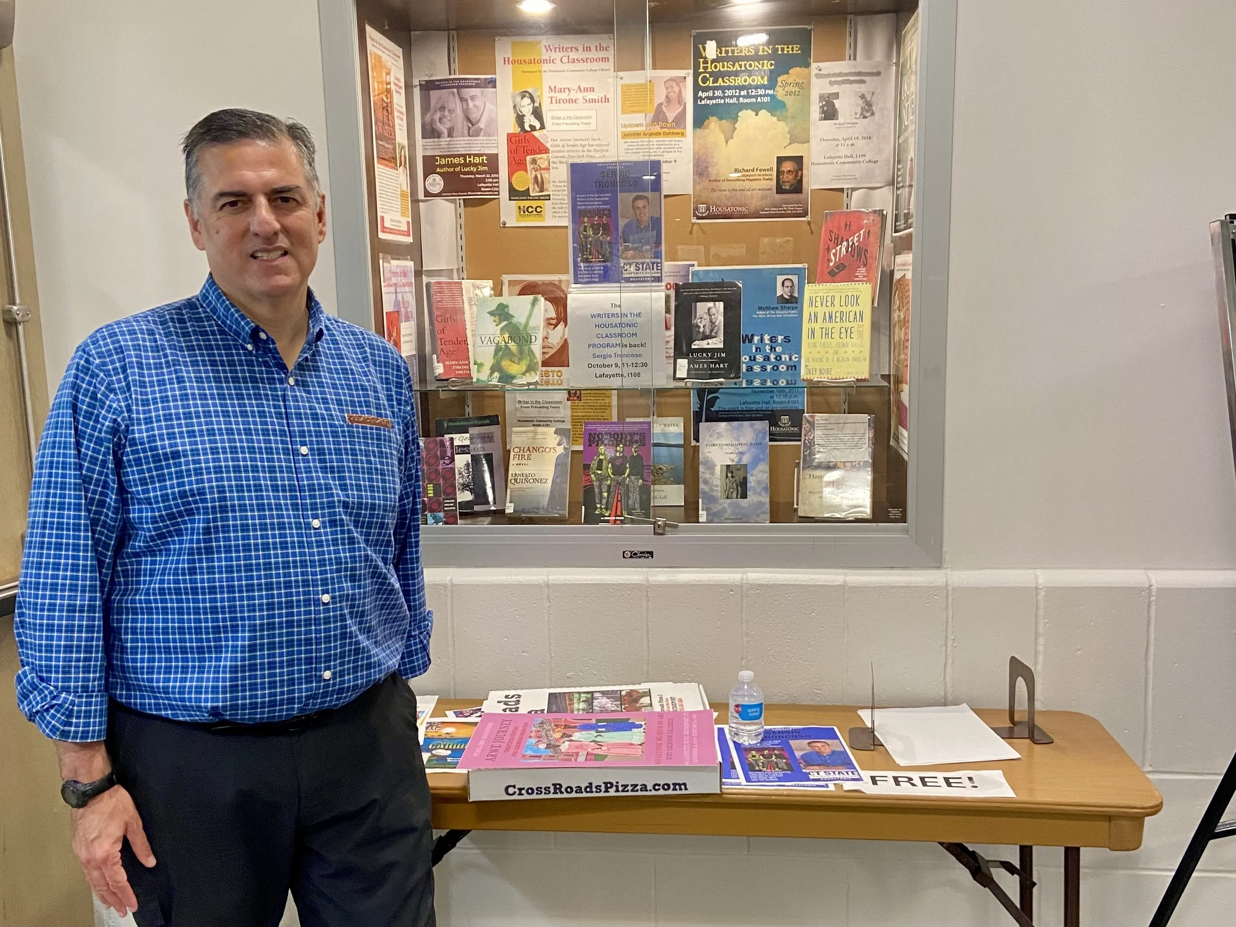 Sergio Troncoso at Housatonic Community College, 2024.
