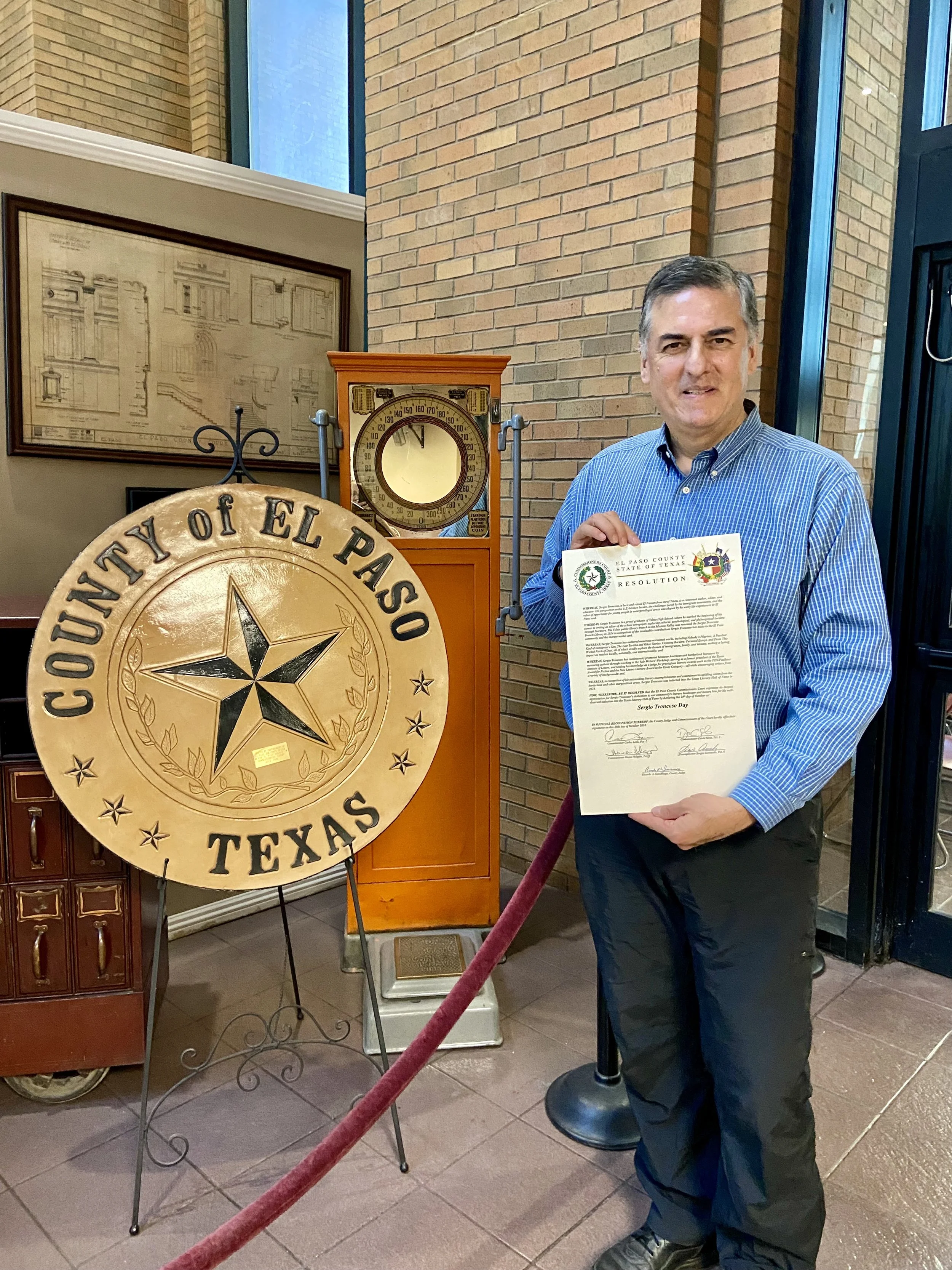 Sergio Troncoso Day in El Paso County, October 28, 2024.