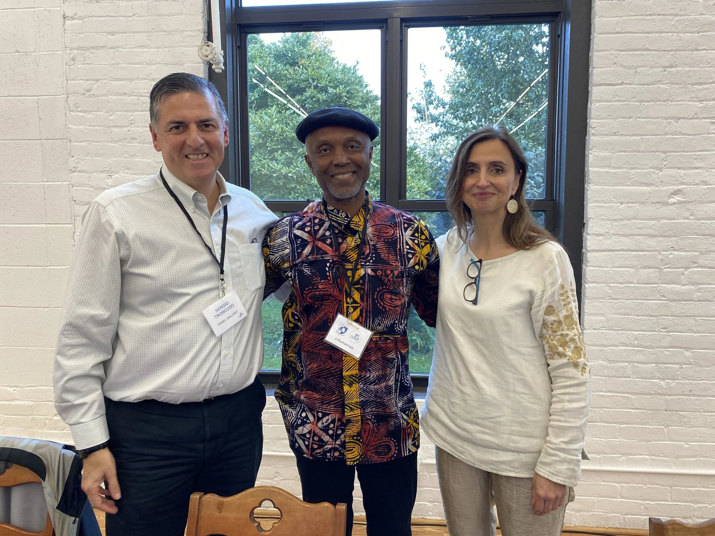 Sergio Troncoso, Okey Ndibe, Roya Hakakian, Connecticut Literary Festival, Hartford, CT, 2021.