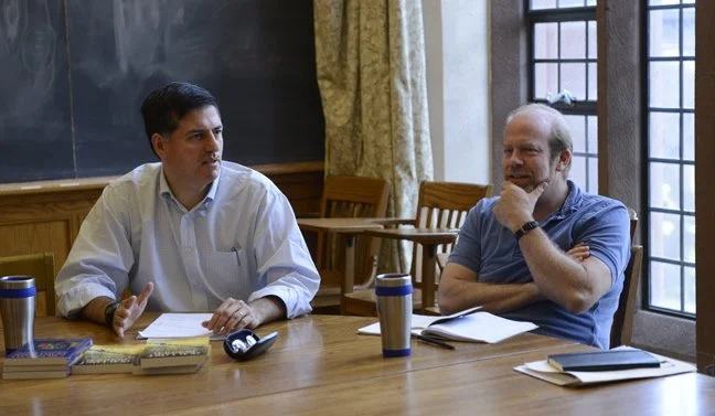 Sergio Troncoso teaching Fiction Workshop at Yale Writers' Conference, New Haven, CT, 2013.