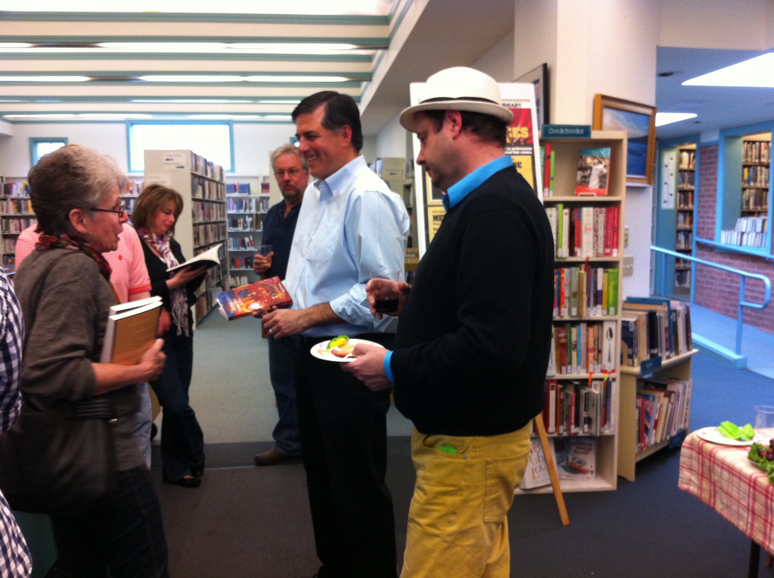 Sergio Troncoso at Kent Memorial Library, Kent, CT, 2012.