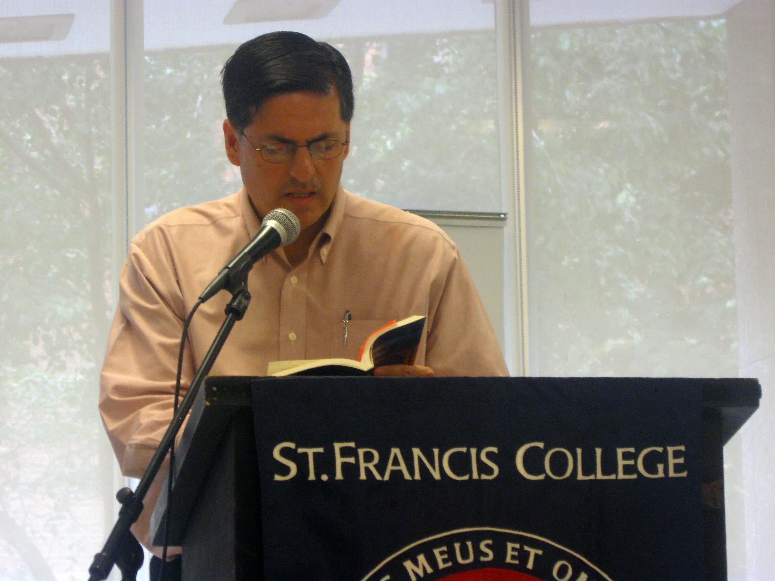 Sergio Troncoso at St. Francis College, Brooklyn Book Festival, 2011.