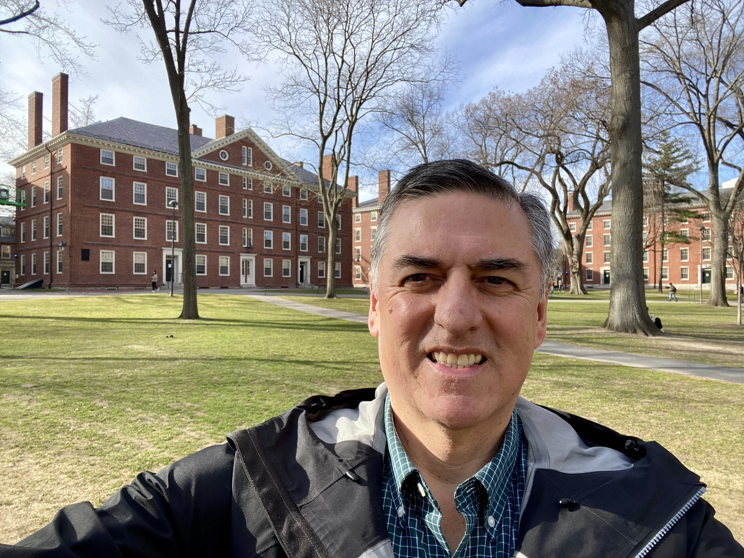 Sergio Troncoso in Harvard Yard, March 28, 2025.