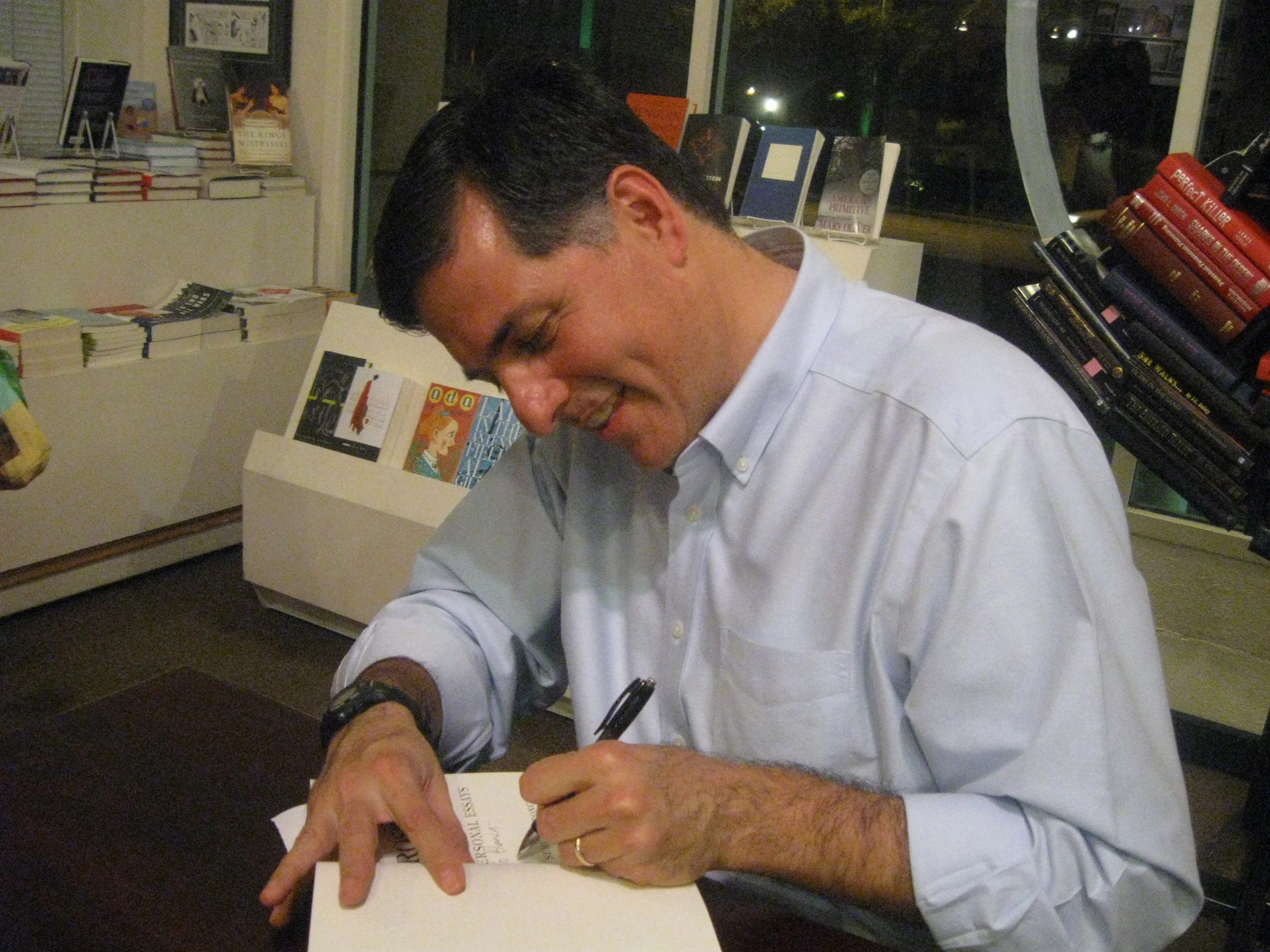 Sergio Troncoso at Brazos Bookstore in Houston, TX, 2012.