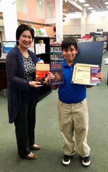 Winner of Troncoso Reading Prize, Sergio Troncoso Branch Library, 2018.