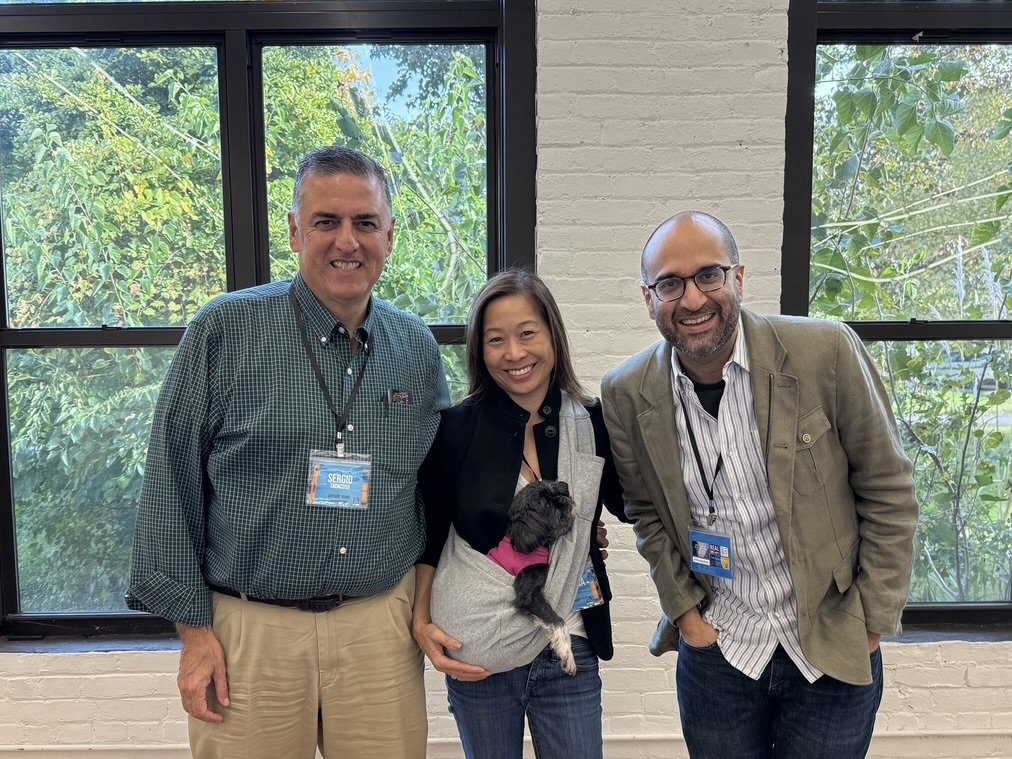 Sergio Troncoso, Christina Chiu, Hirsch Sawhney, Panel: The Immigrant Experience, Connecticut Literary Festival, Hartford, CT, 2025.