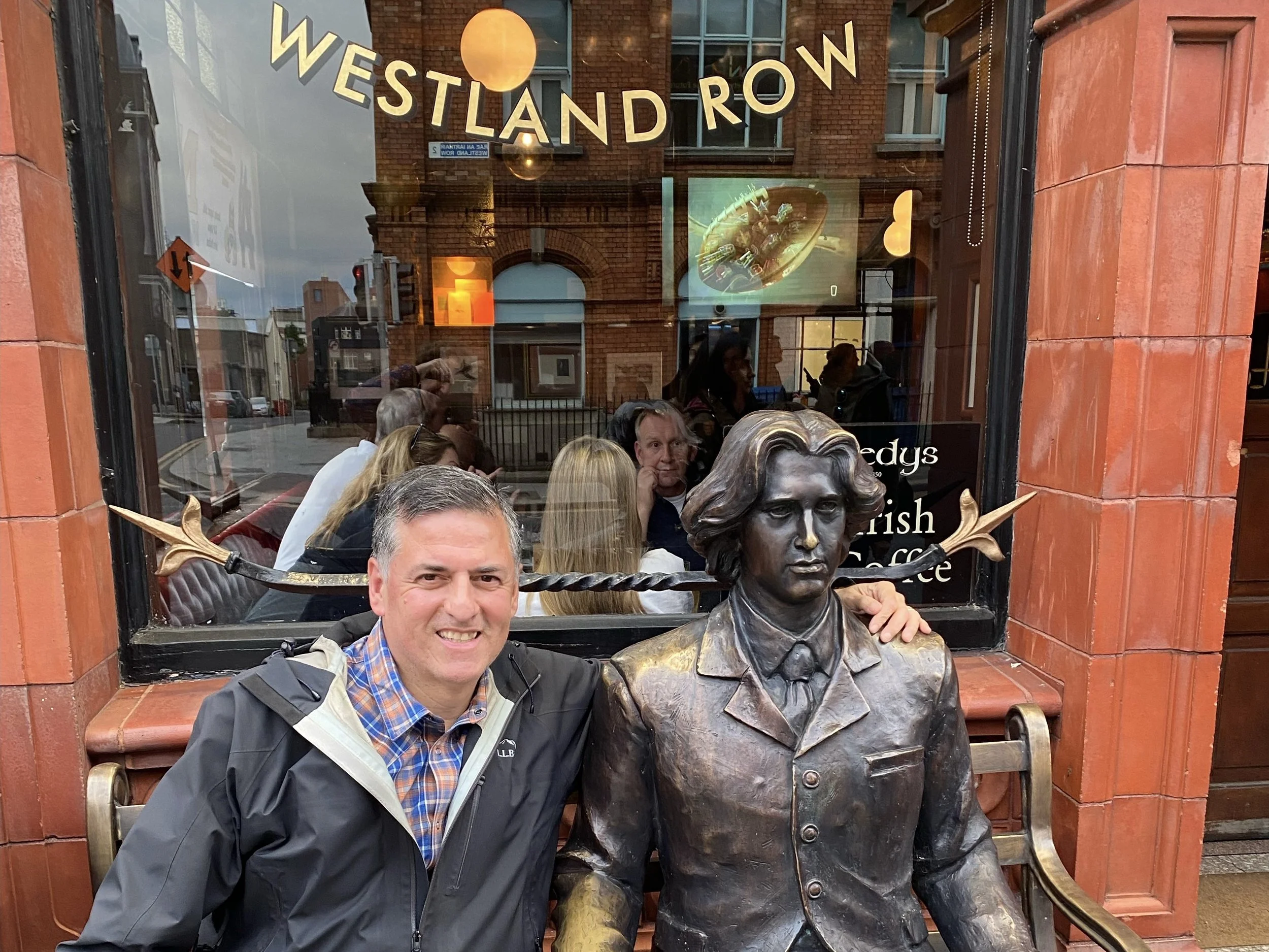 Sergio Troncoso at Westland Row Pub in Dublin, Ireland, 2023.