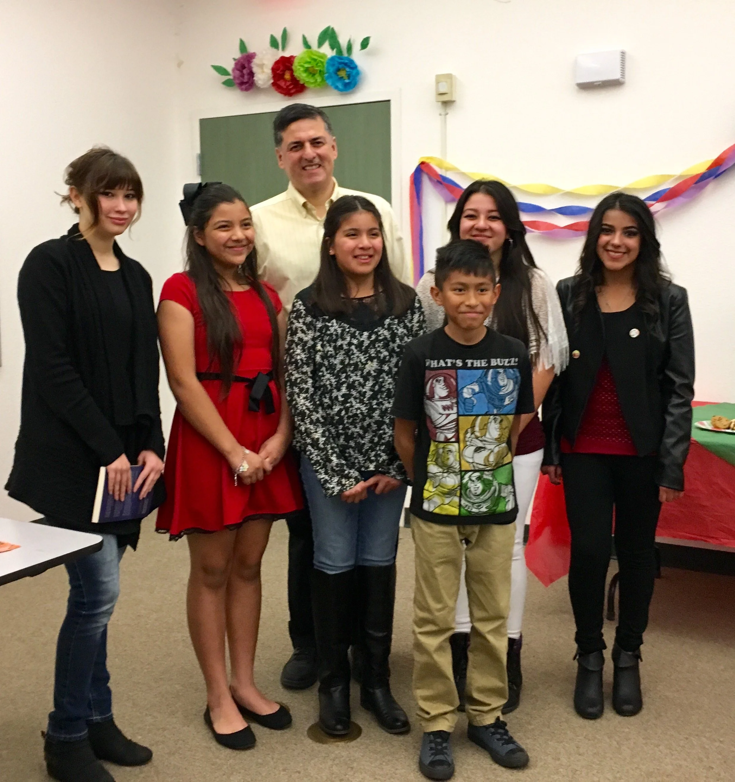 Winners of Troncoso Reading Prizes at Sergio Troncoso Branch Library, 2015.