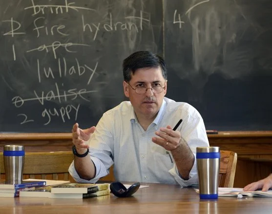 Sergio Troncoso teaching Fiction Workshop at Yale Writers' Conference, New Haven, CT, 2013.